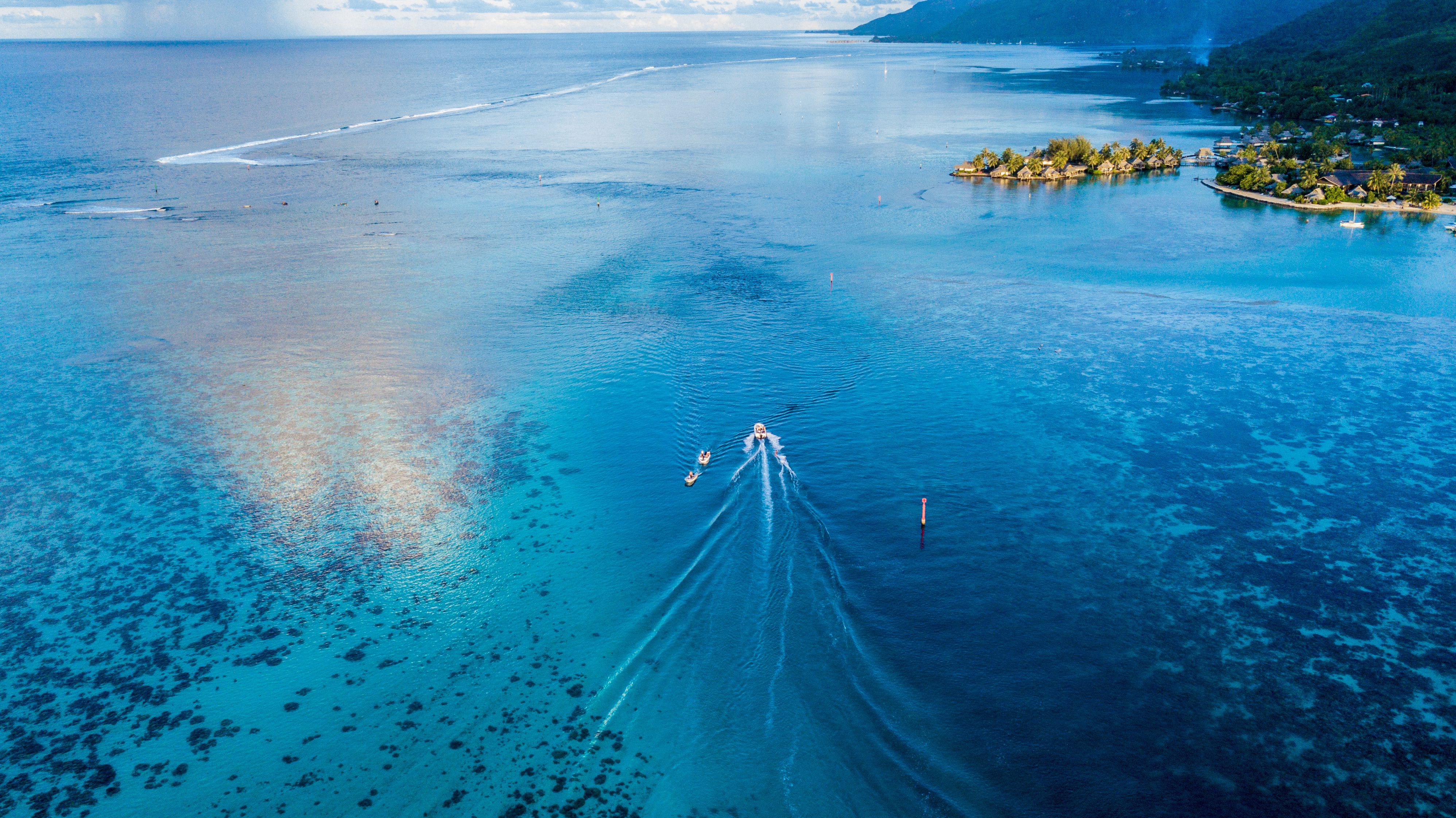 Boat Sailing Top View 4k, HD Photography, 4k Wallpaper, Image, Background, Photo and Picture