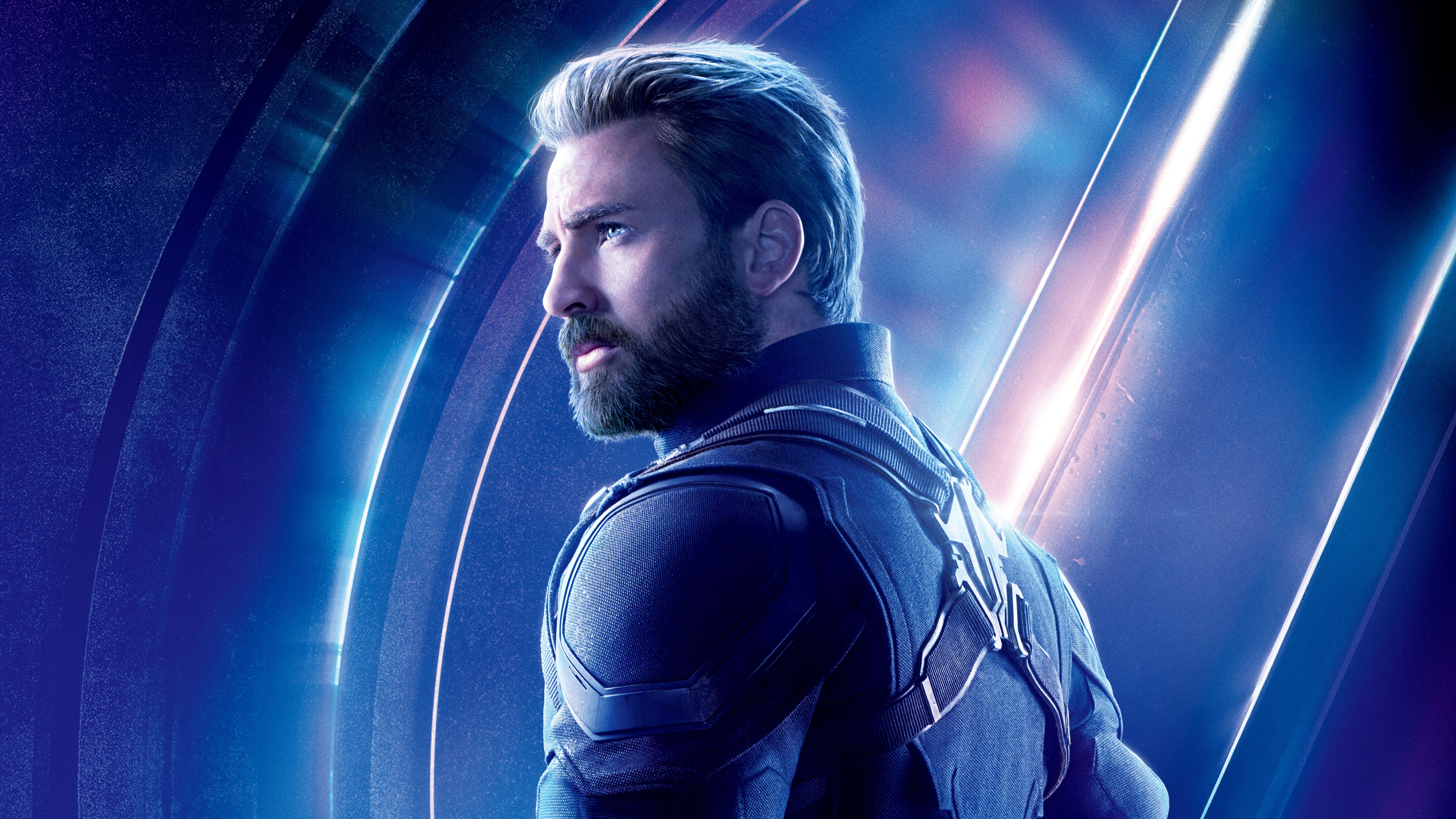 Wallpaper Avengers: Infinity War, Captain America, Chris Evans, 8k, Movies