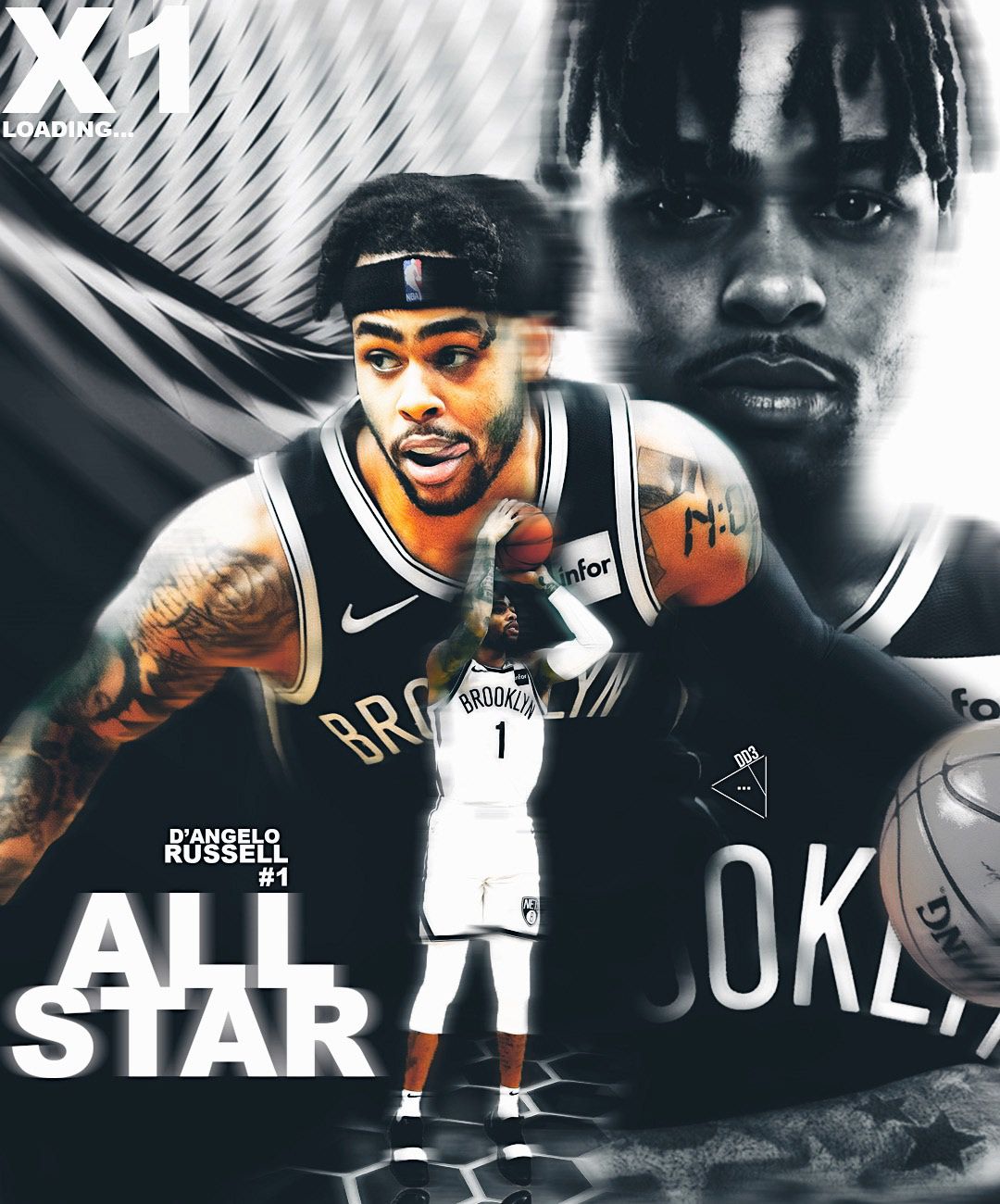 DAngelo Russell Ice In My Veins NBA NFT  NBA Art NFTs  OpenSea