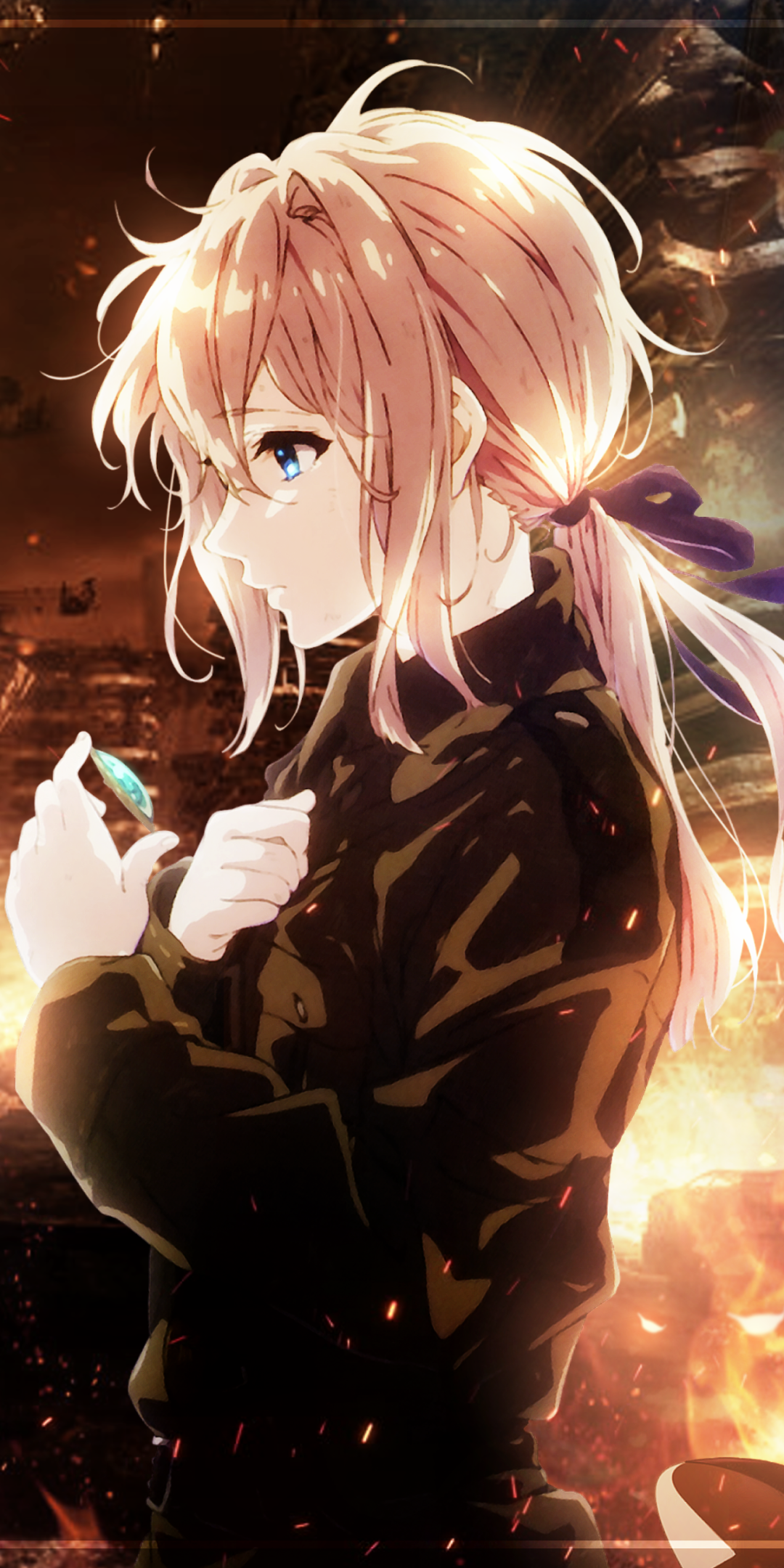 Anime Violet Evergarden (1080x2160) Wallpaper