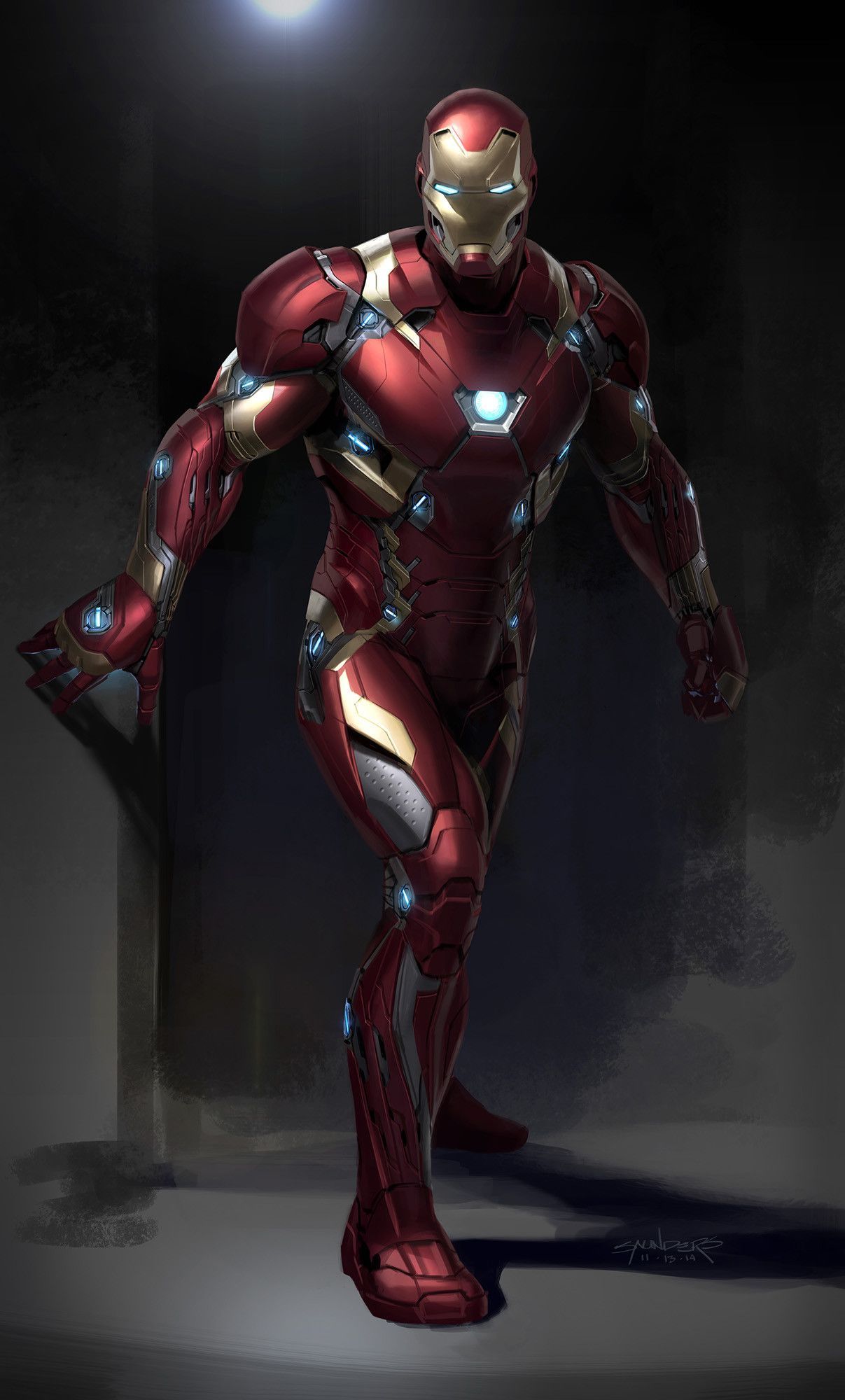 Iron Man Mk Phil Saunders. Marvel iron man, Iron man, Iron man wallpaper