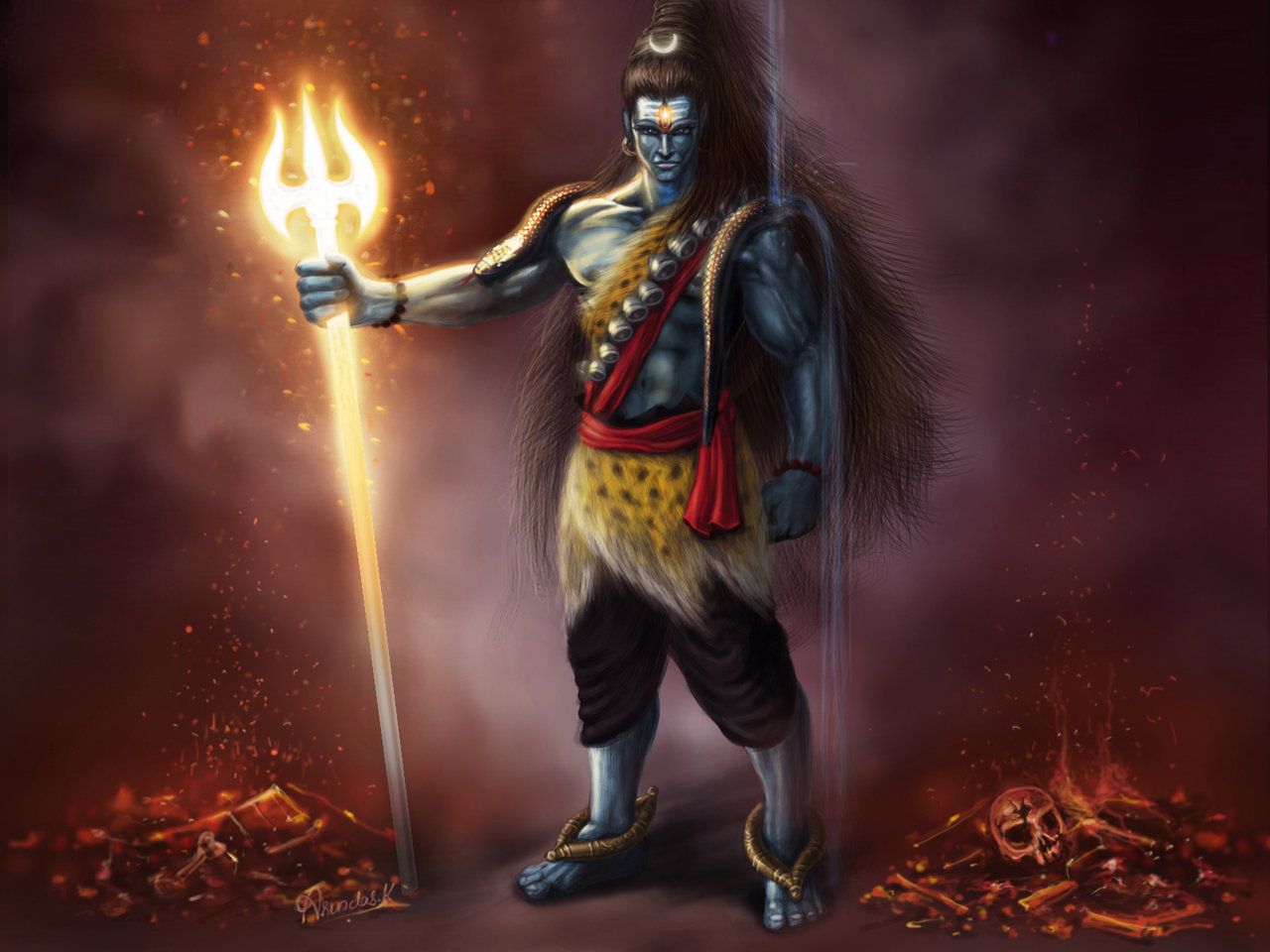 Mahadev Rudra wallpaper by NIRAVGAJJAR1711 - Download on ZEDGE™ | b587