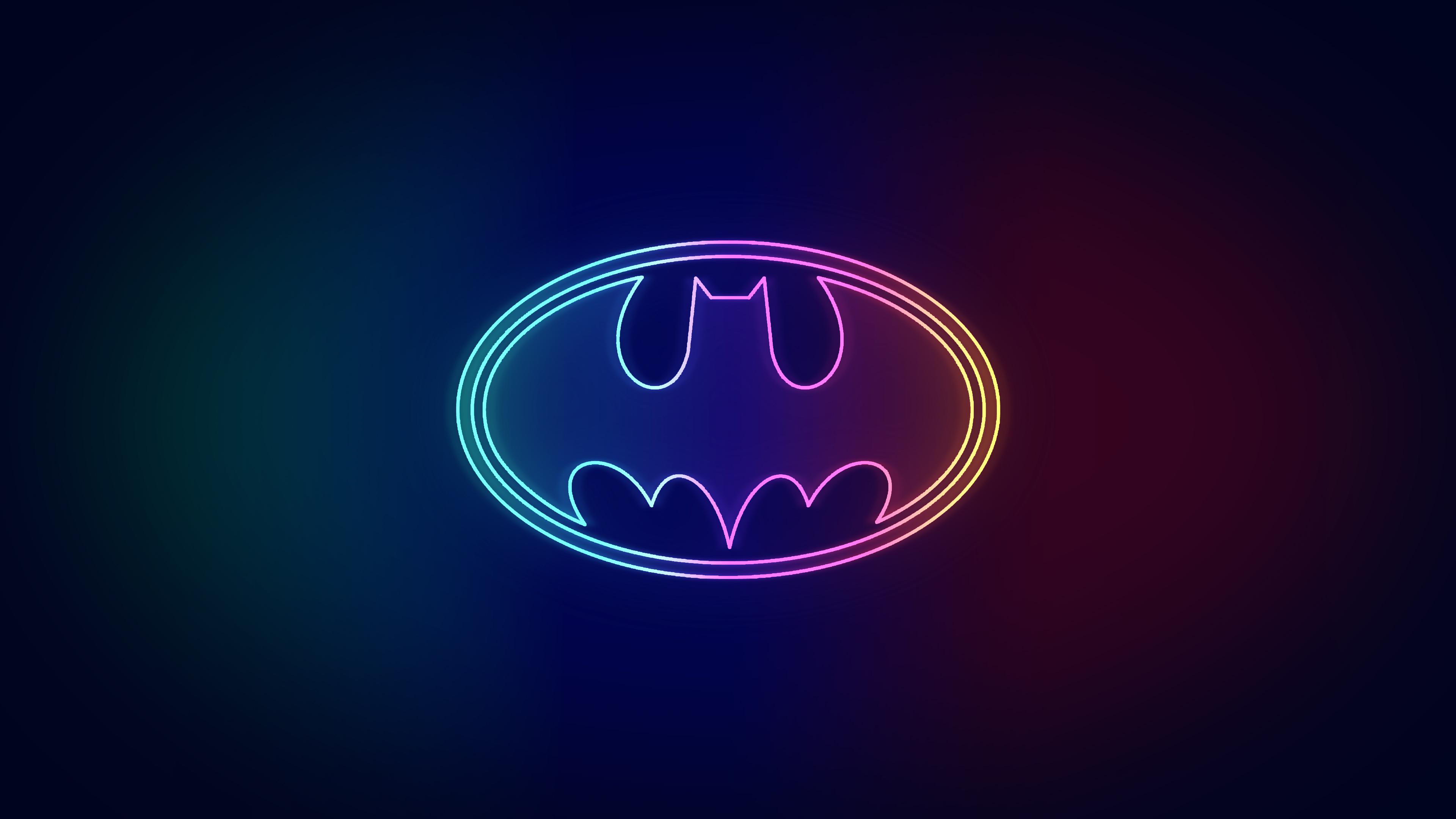 Neon Batman wallpaper [3840 x 2160]