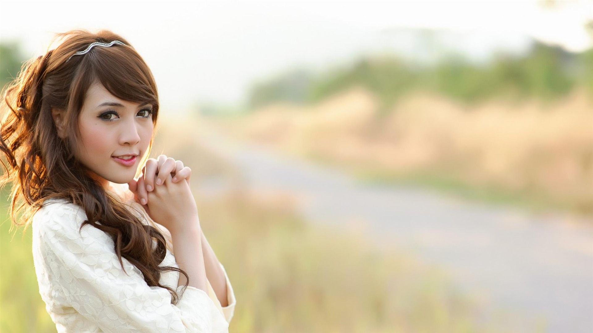 Cute Girl Background