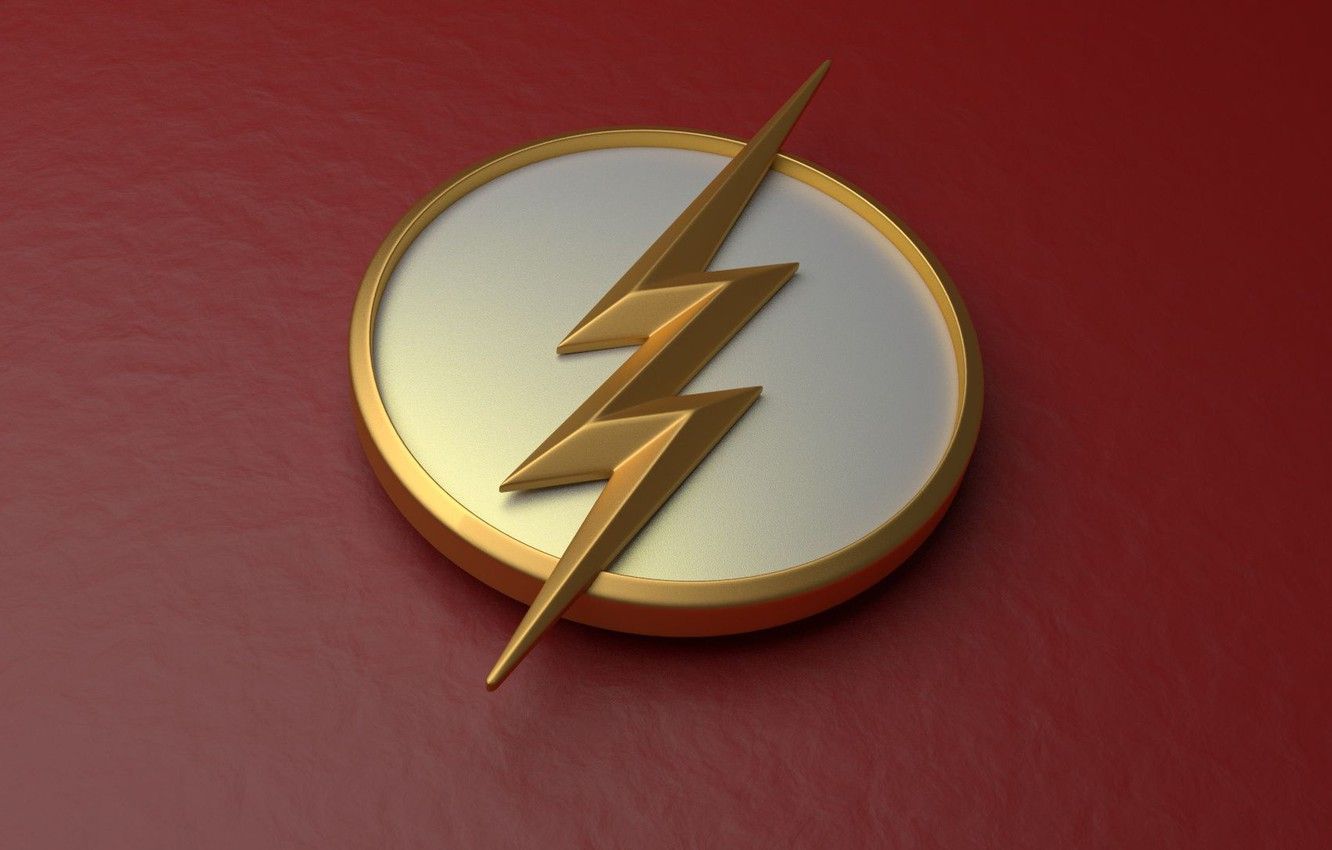 Wallpaper logo, white, The Flash, Barry Allen, Grunt Gustin image for desktop, section минимализм