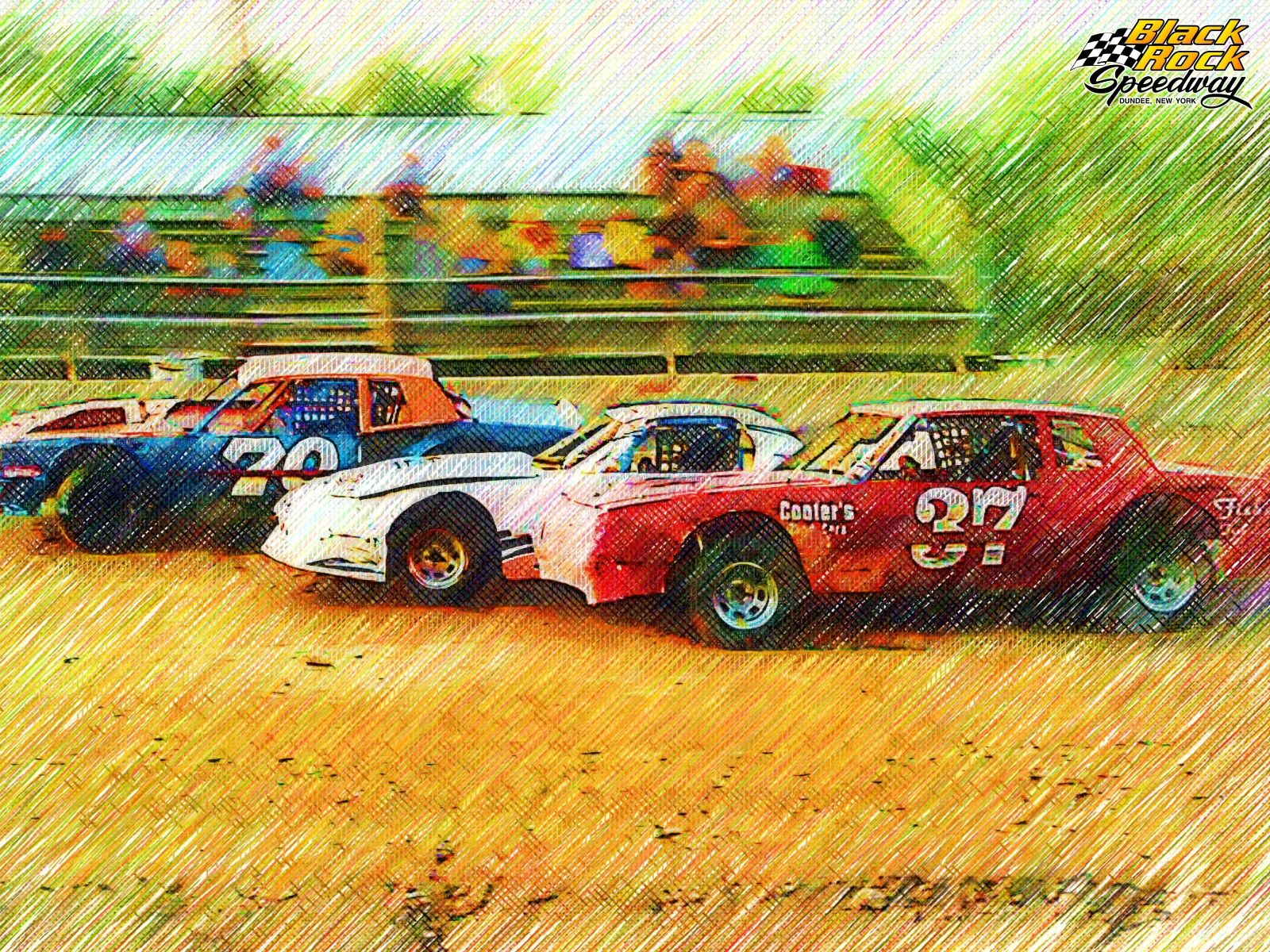 Black Rock Speedway, NY: The home of dirt track stock car racing excitement!