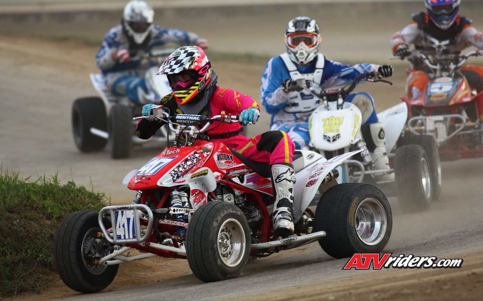 Extreme Dirt Track ATV Racing, Kirby Cooke Wallpaper ATV & UTV Desktop Wallpaper December 2009