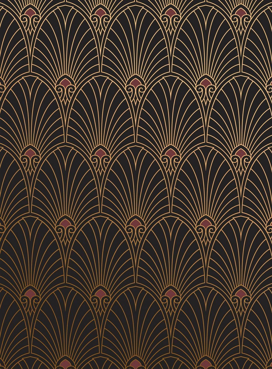 3D / Abstract Image, HD Photo (1080p), Wallpaper (Android/ iPhone) (2020). Art deco wallpaper, 1920s art deco, Art deco