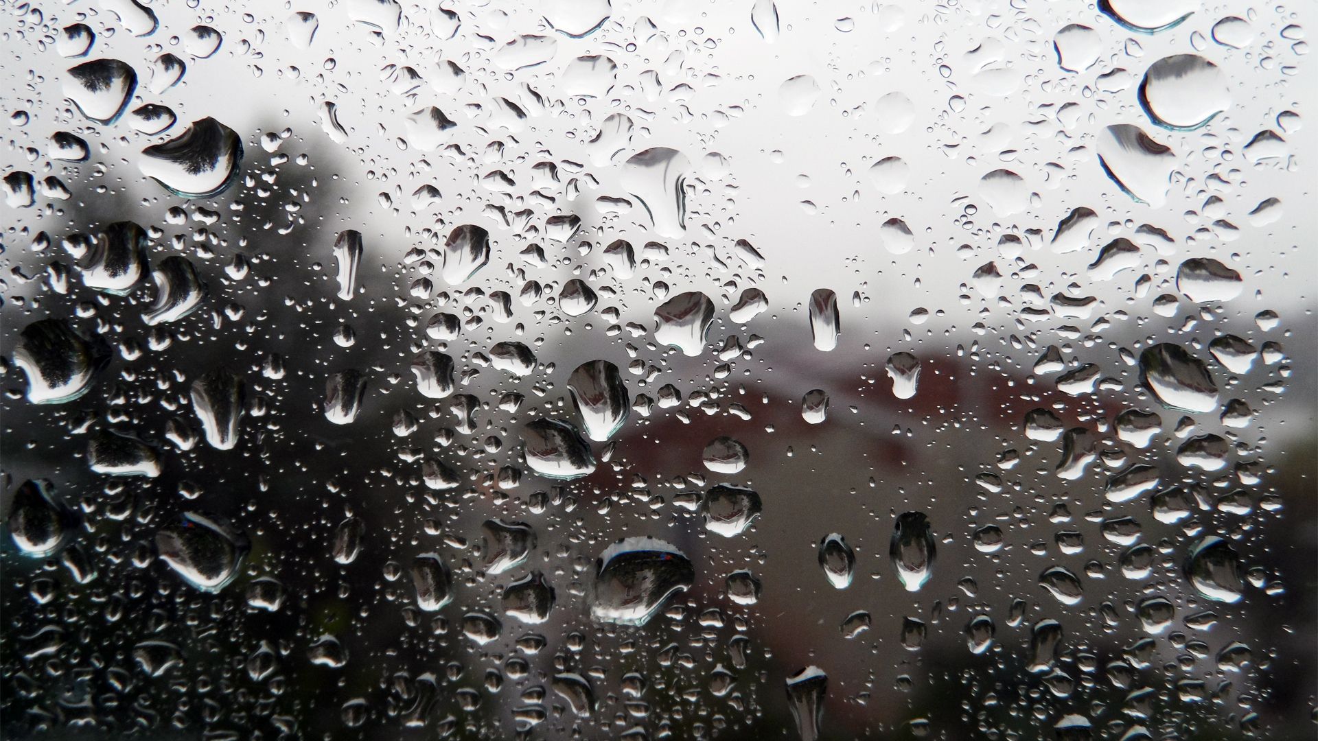 window, Drops, Glass, Rain, Storm, Abstract Wallpaper HD / Desktop and Mobile Background