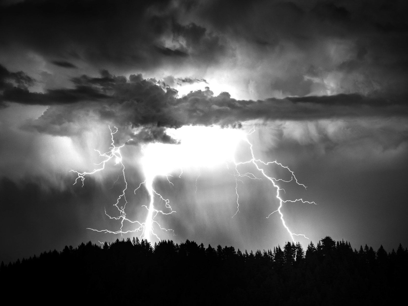 Rain, Storm, HD Wallpaper, Beautiful, Sky, Nature Image, Nature, Thunderstorm, lightning Clouds
