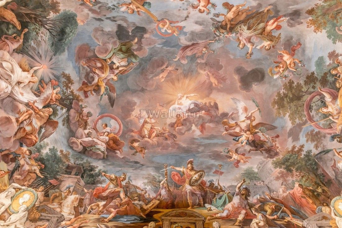 Renaissance Fresco Art Wallpaper Mural • Wallmur®