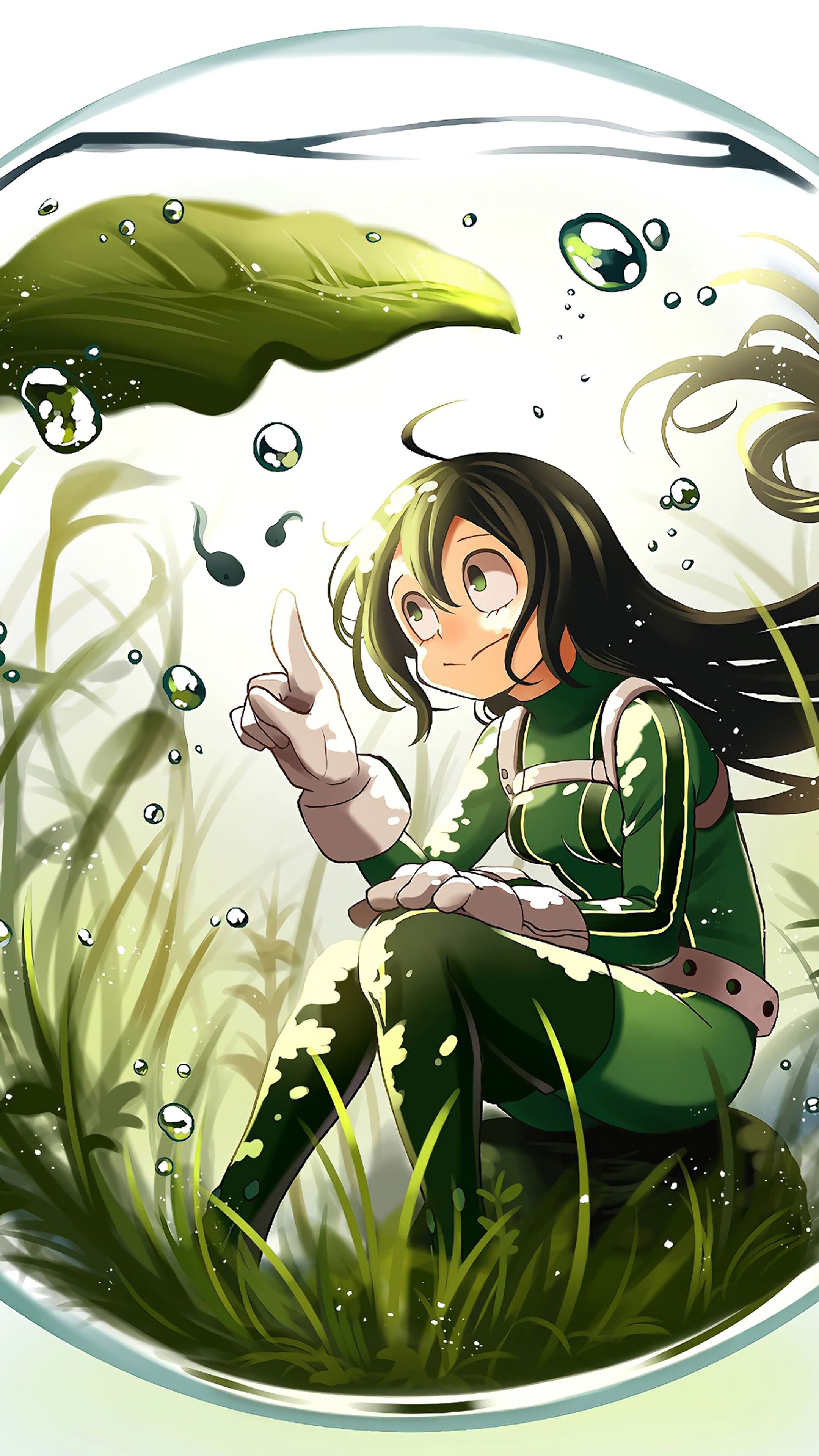 Tsuyu Asui, My Hero Academia, 4K iPhone 6s, 6 HD Wallpaper, Image, Background, Photo and Picture. Mocah.org HD Wallpaper