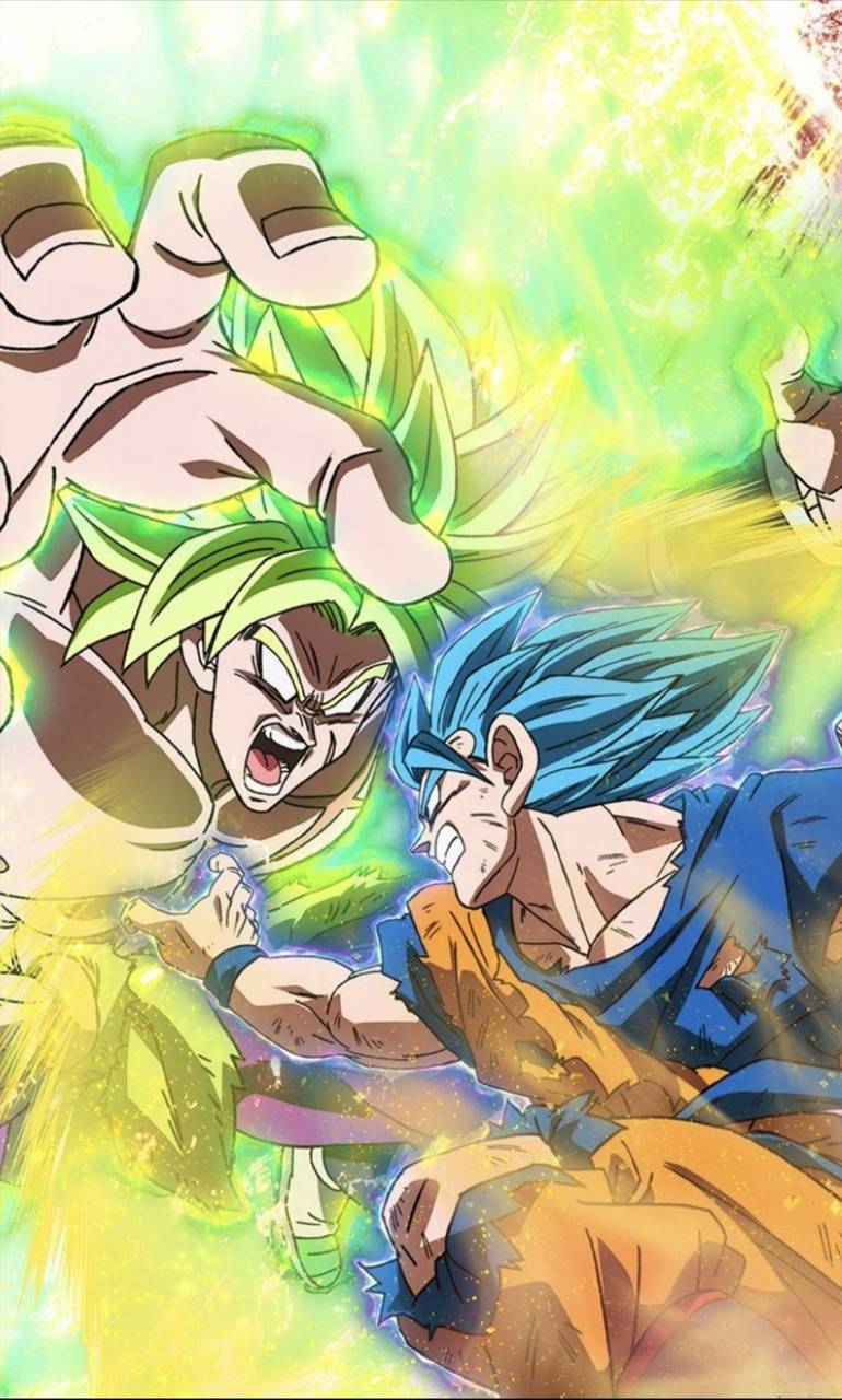Goku VS broly wallpaper