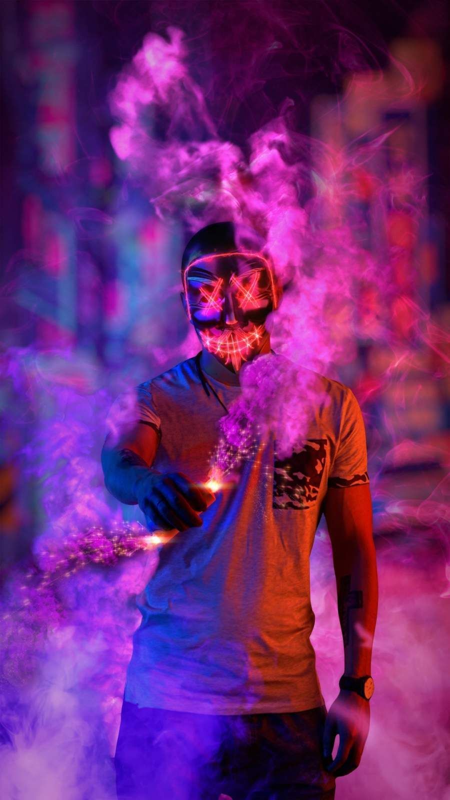 Anonymus Mask Smoke iPhone Wallpaper. Hipster wallpaper, iPhone wallpaper, Cool wallpaper for phones