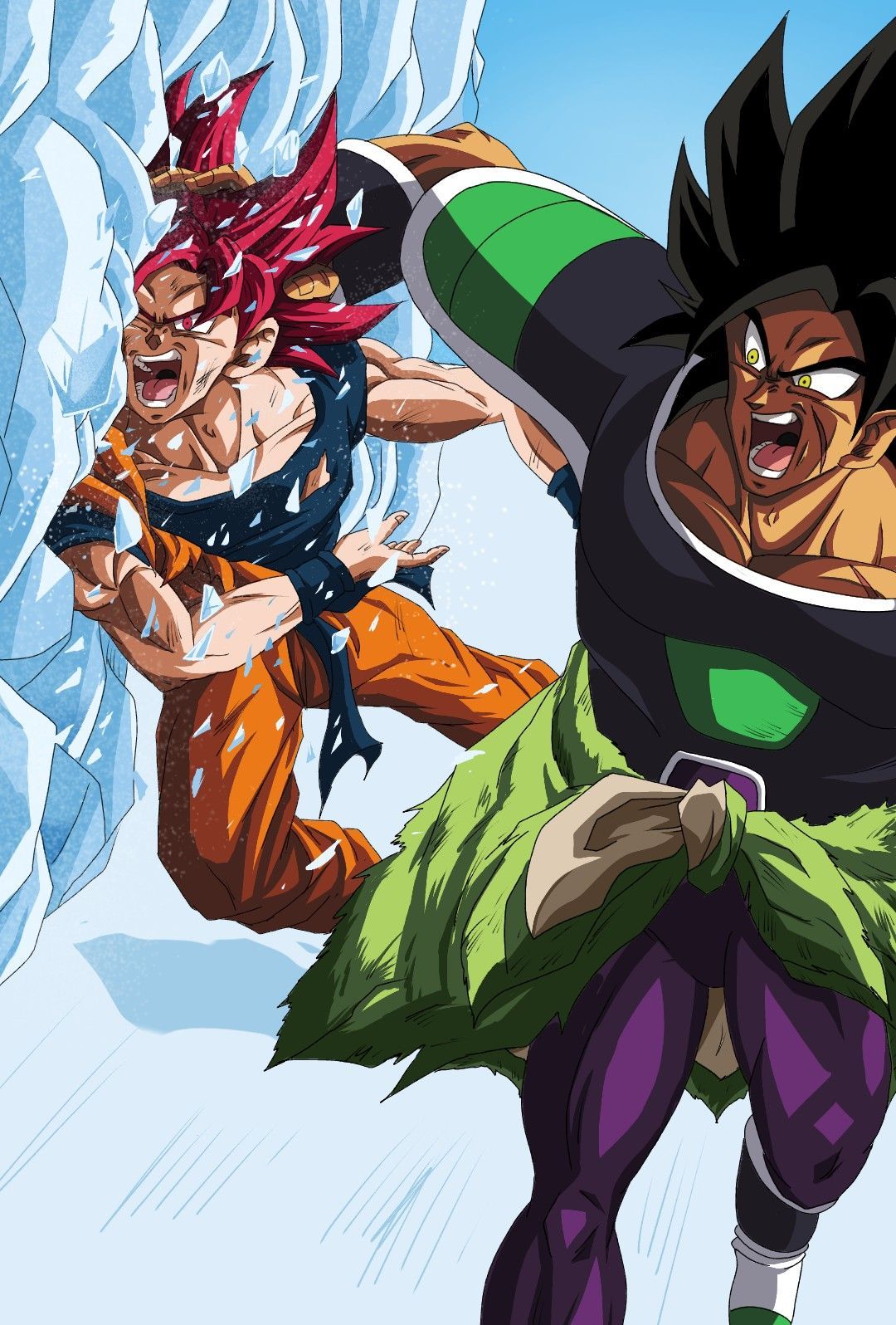 Broly vs Goku. Dragon ball super manga, Dragon ball artwork, Anime dragon ball