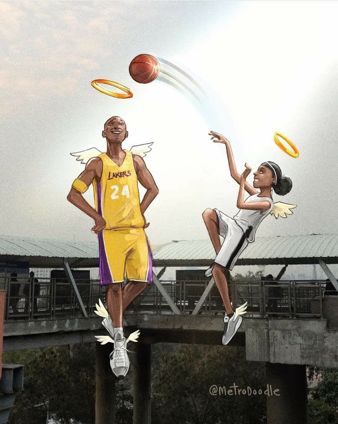 Kobe And Gigi Wallpaper