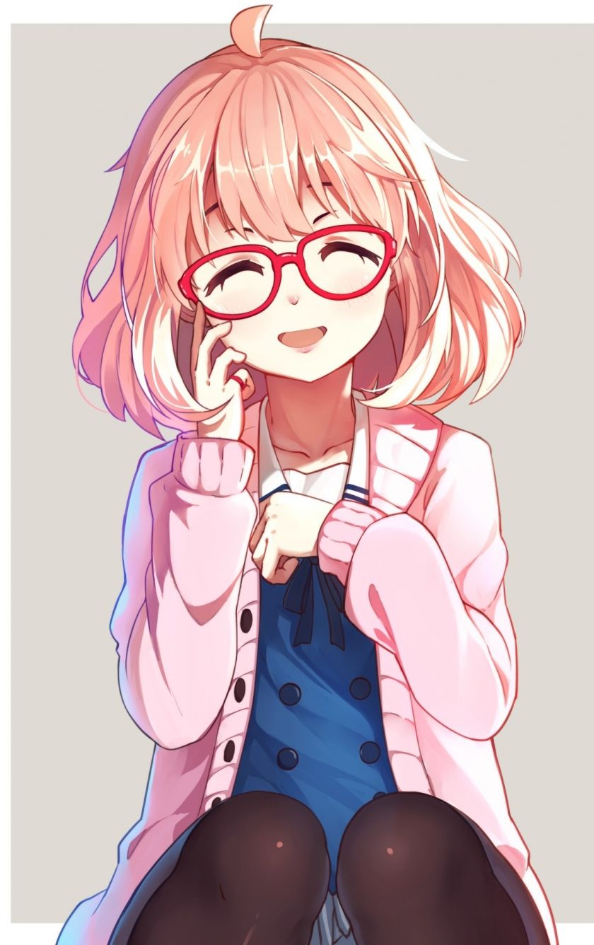 Download 840x1336 wallpaper cute, mirai kuriyama, kyoukai no kanata, glasses, iphone 5, iphone 5s, iphone 5c, ipod touch, 840x1336 HD image, background, 6485