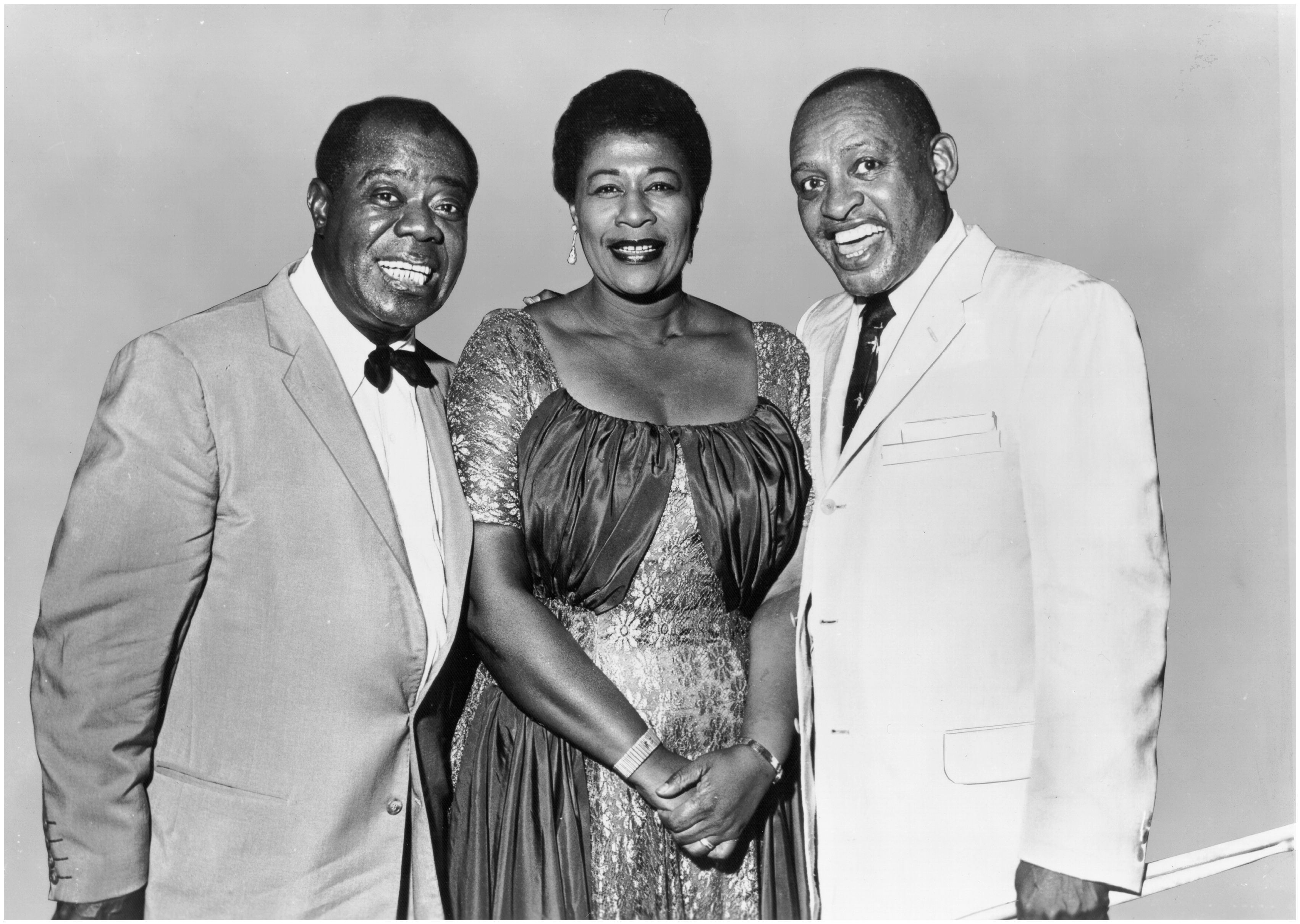 Photo of Ella Fitzgerald Photo by Michael Ochs Archives:Getty Image Louis Armstrong and Lionel Hampton. Ella fitzgerald, Louis armstrong, Armstrong
