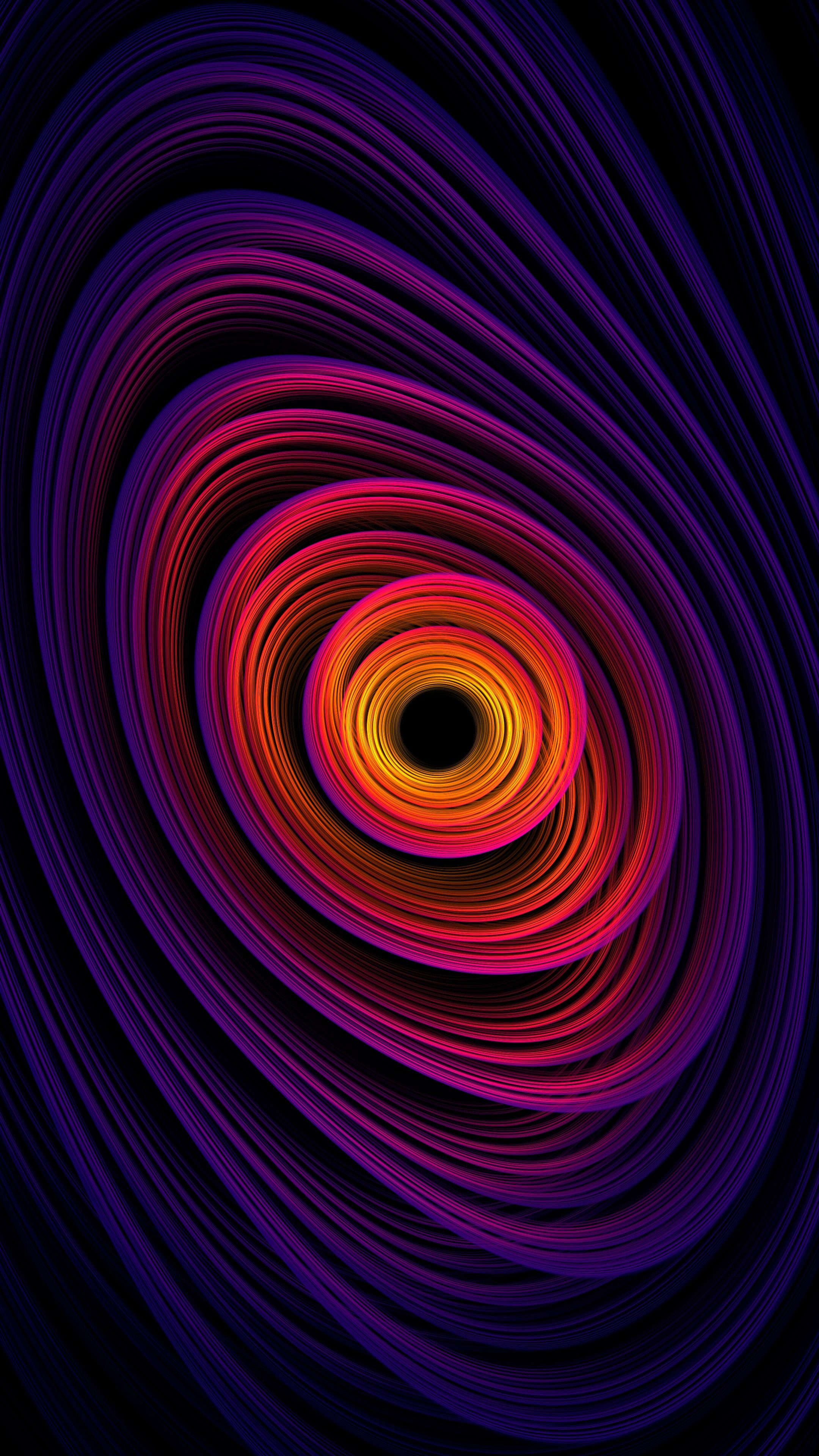 Download Spiral, shapes, abstract wallpaper, 2160x 4К, Sony Xperia Z5 Premium Dual