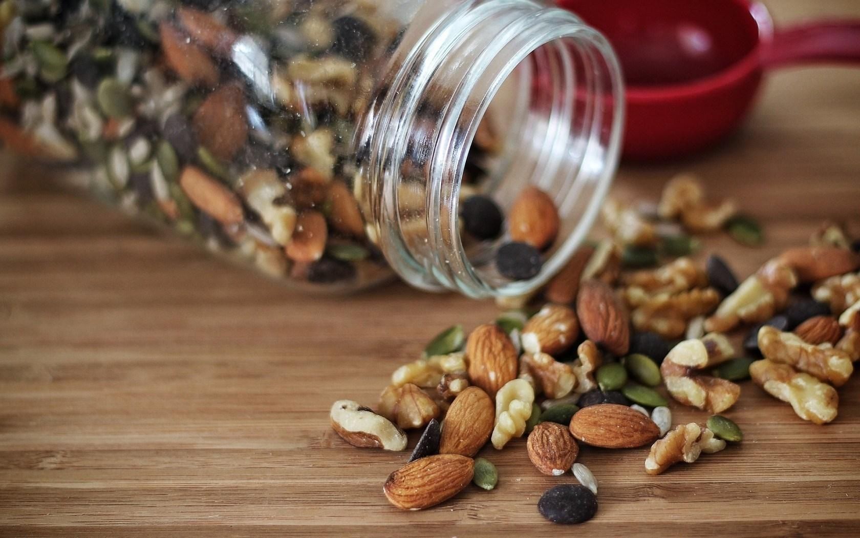 Dry Fruits In A Jar, Download Wallpaper