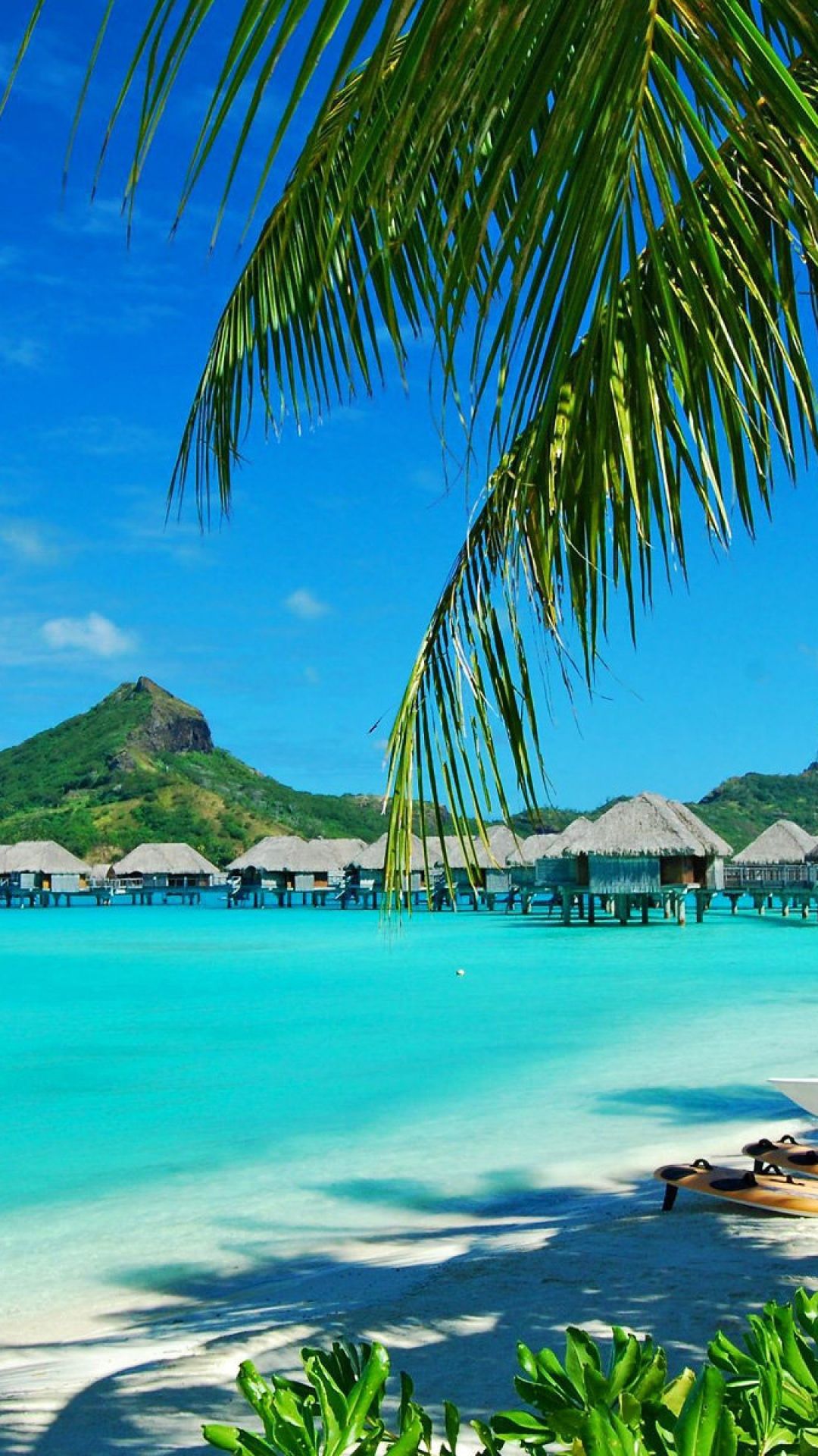 Bora Bora Resort Android Wallpaper free download