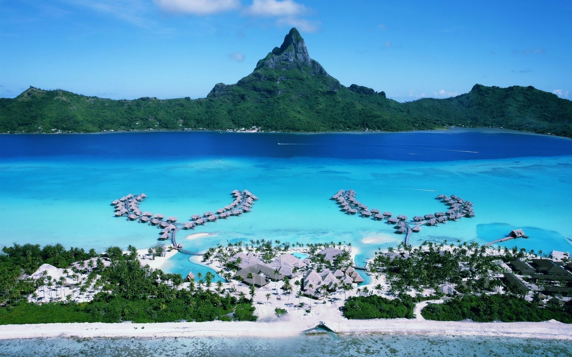 Bora Bora Four Seasons Package. Four Seasons Bora Bora Resort wallpaper. Bora bora resorts, Bora bora island, Best honeymoon destinations