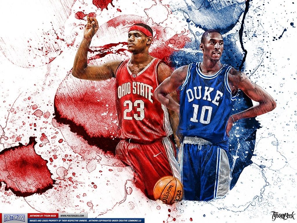 Kobe Vs Lebron College Basketball Wallpaper Streetball Desktop Background