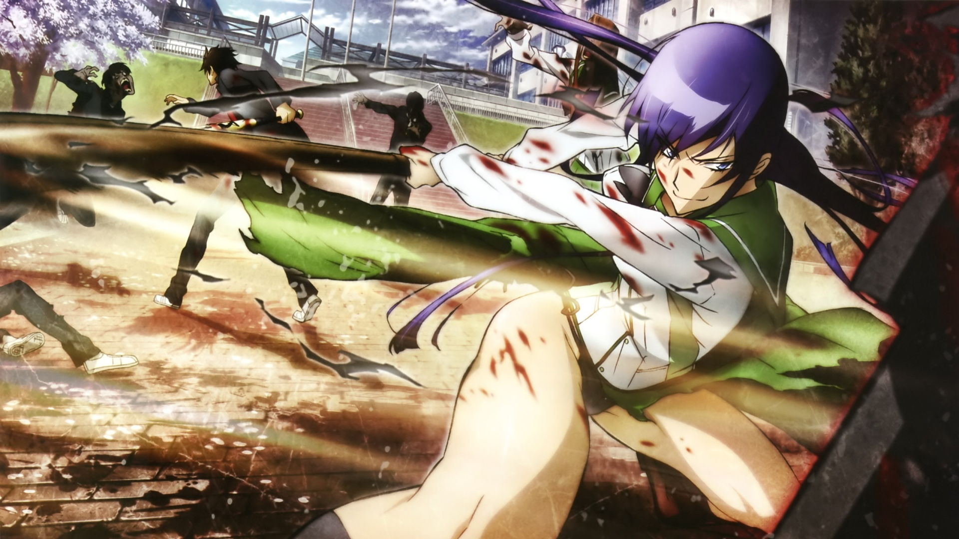 H.O.T.D. (Highschool of the Dead) - The art from the previous picture. Oh  Saeko 💔