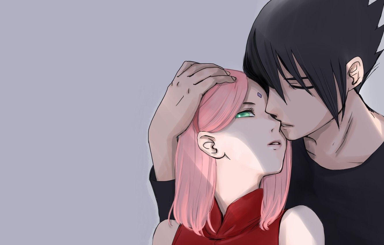 sasuke x sakura kiss