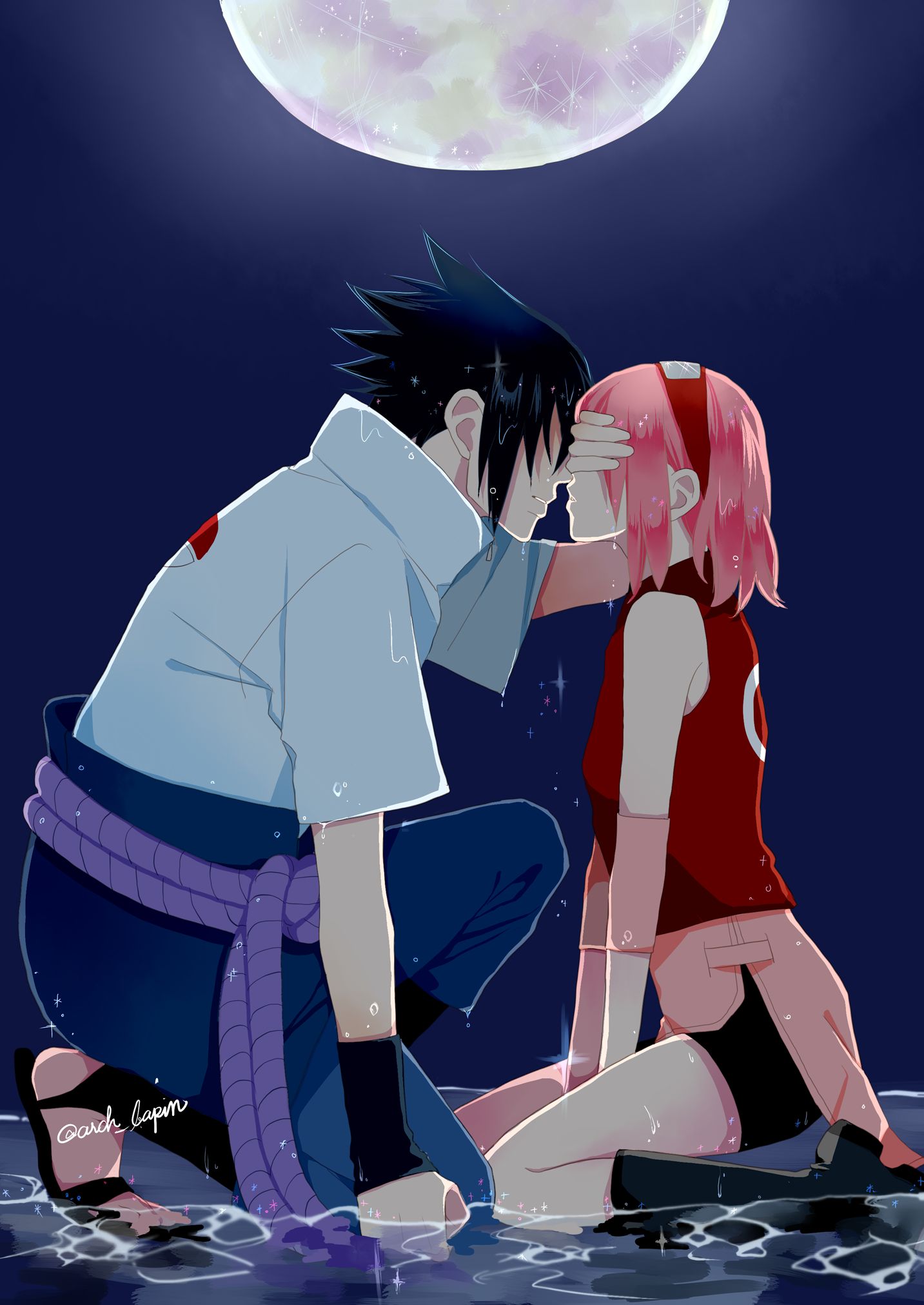 Sasuke almost kiss sakura. Download Sasuke Picture