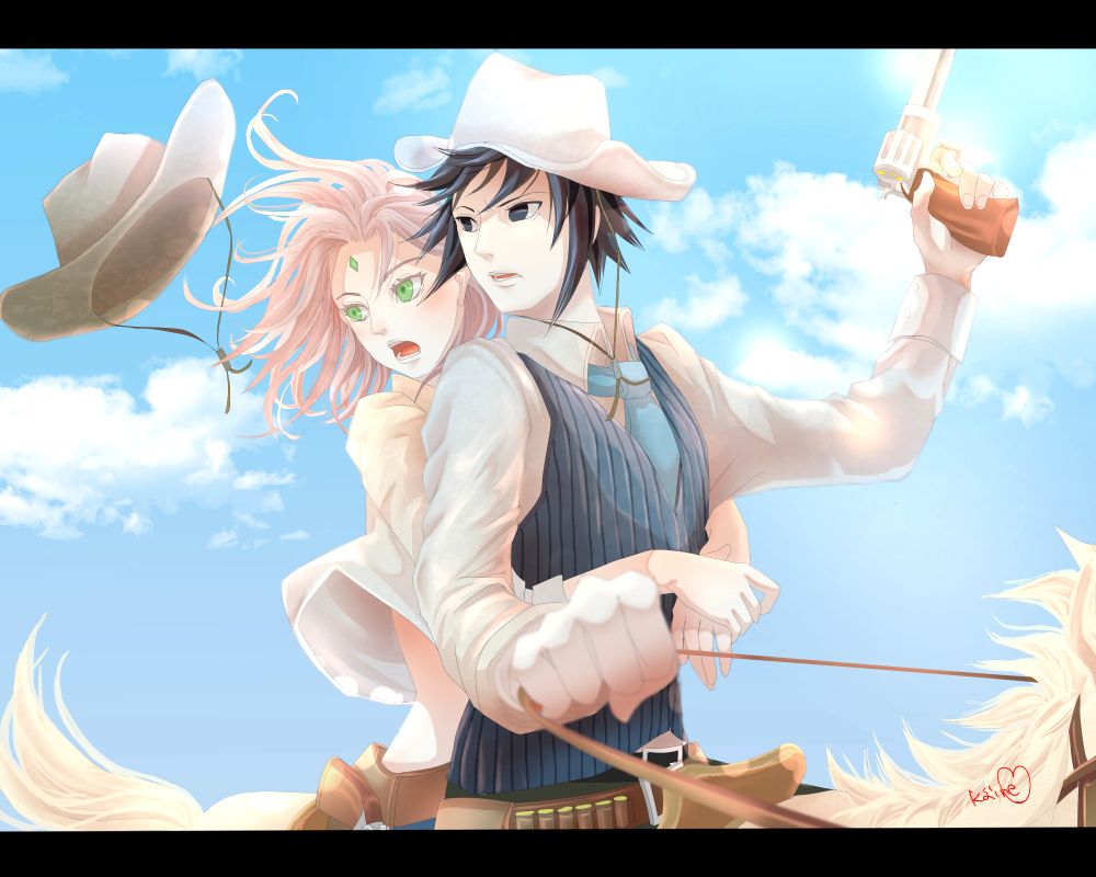 Sasuke Uchiha and Sakura Haruno Couples ♥ Wallpaper