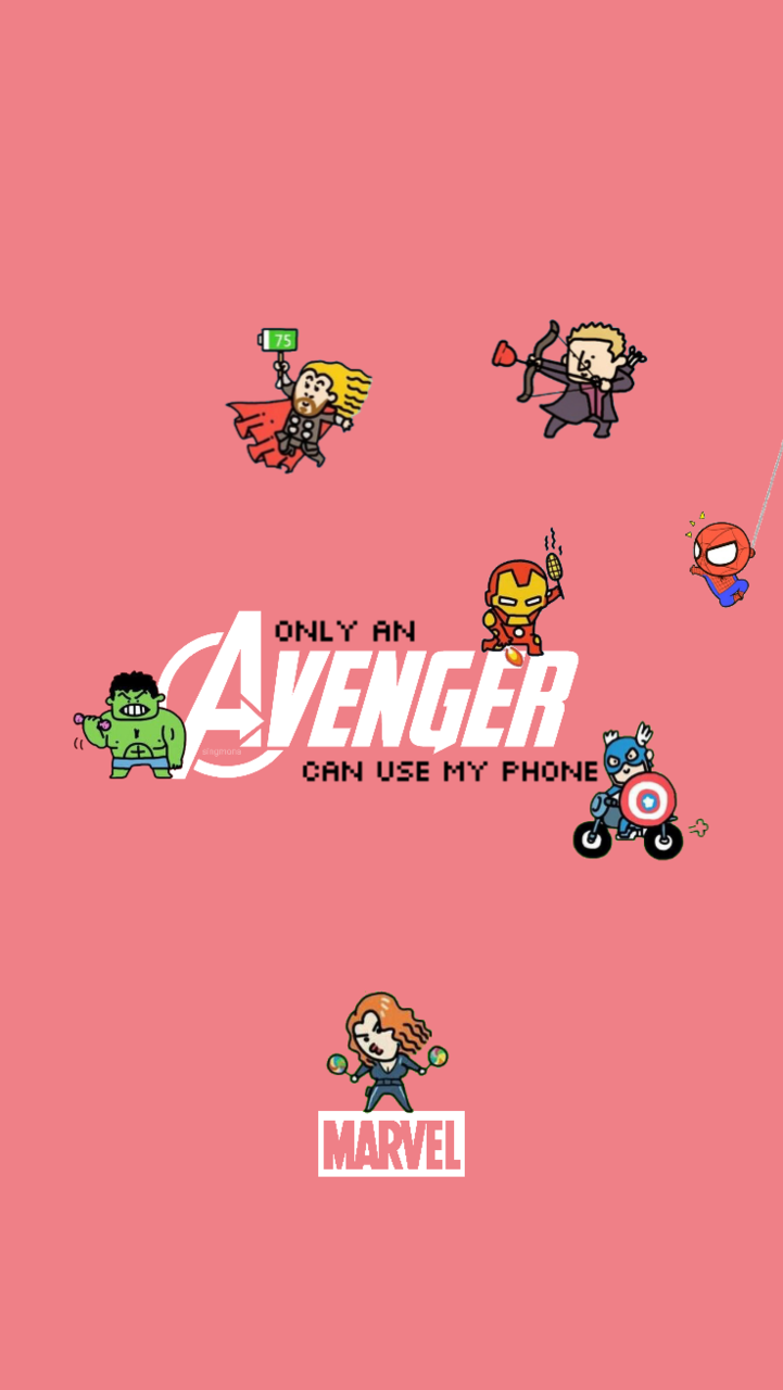 Only an Avenger Can Use My Phone on Inspirationde. Marvel wallpaper, Marvel background, Avengers wallpaper