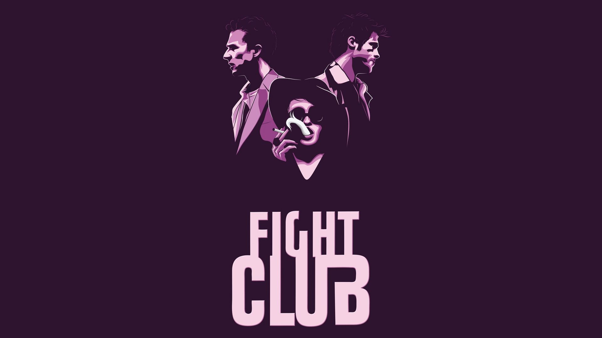 Fight Club (1999) The Narrator, Marla Singer, Tyler Durden HD Wallpaper