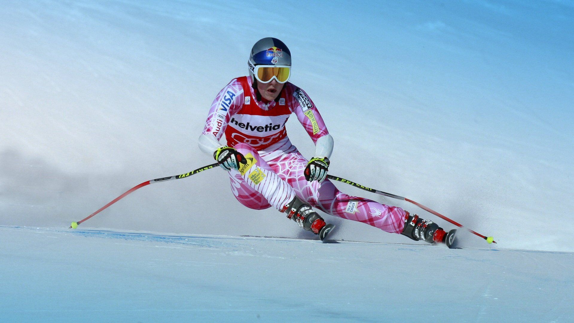 Woman Lindsey Vonn Ski Wallpaperx1080