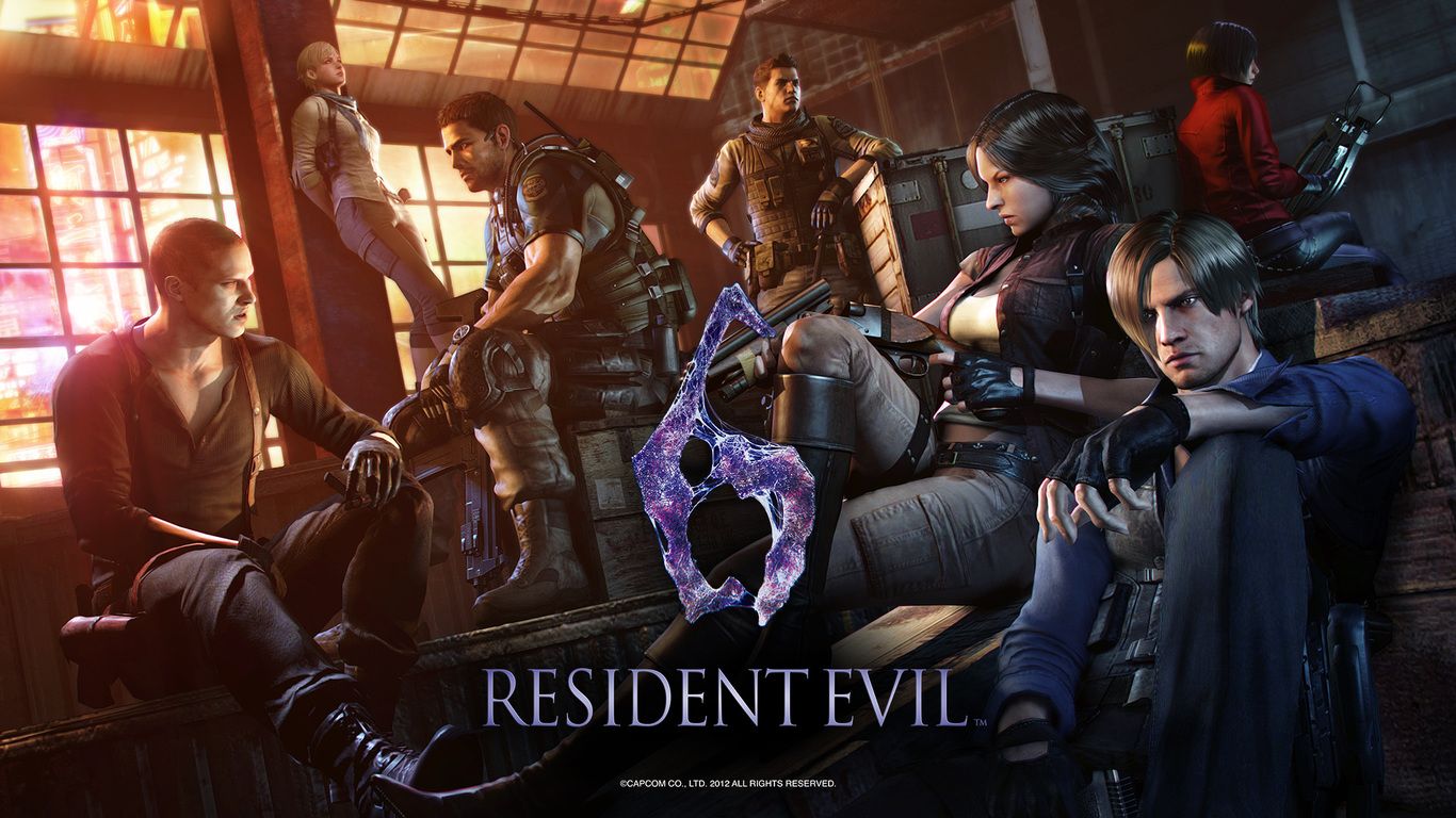 jake muller, sherry birkin, leon scott kennedy, chris redfield, biohazard 6, resident evil 6 desktop wallpaper 35461