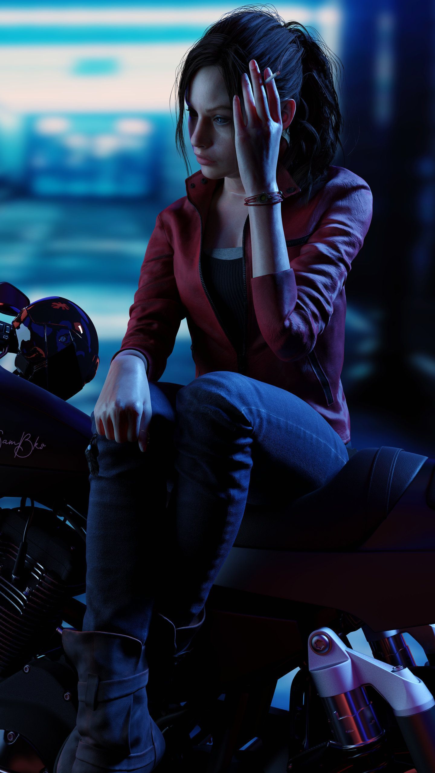 Claire redfield, high resolution, detailed digital art, realistic