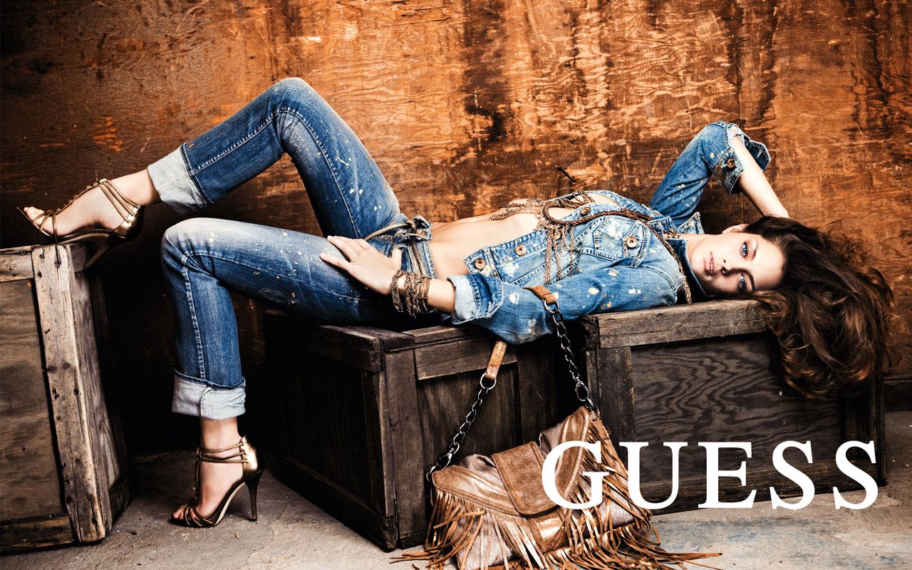 Guess Jeans Fashion Ad Wallpaper < Brands < Miscellaneous < Desktop Wallpaper