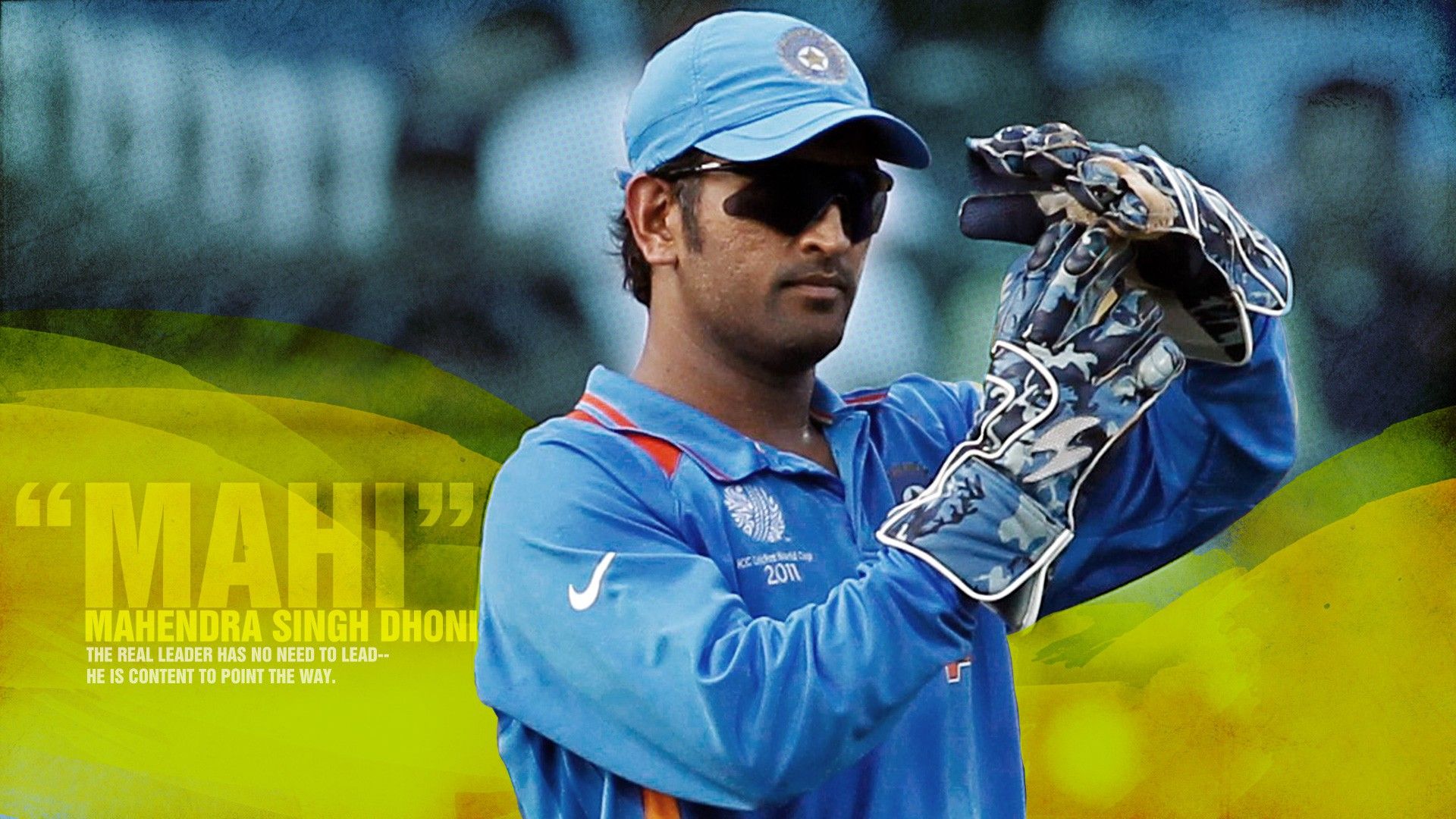 Captain Cool Ms Dhoni HD Wallpaper