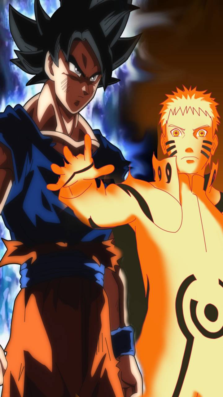 Background Naruto And Goku Wallpaper HD New