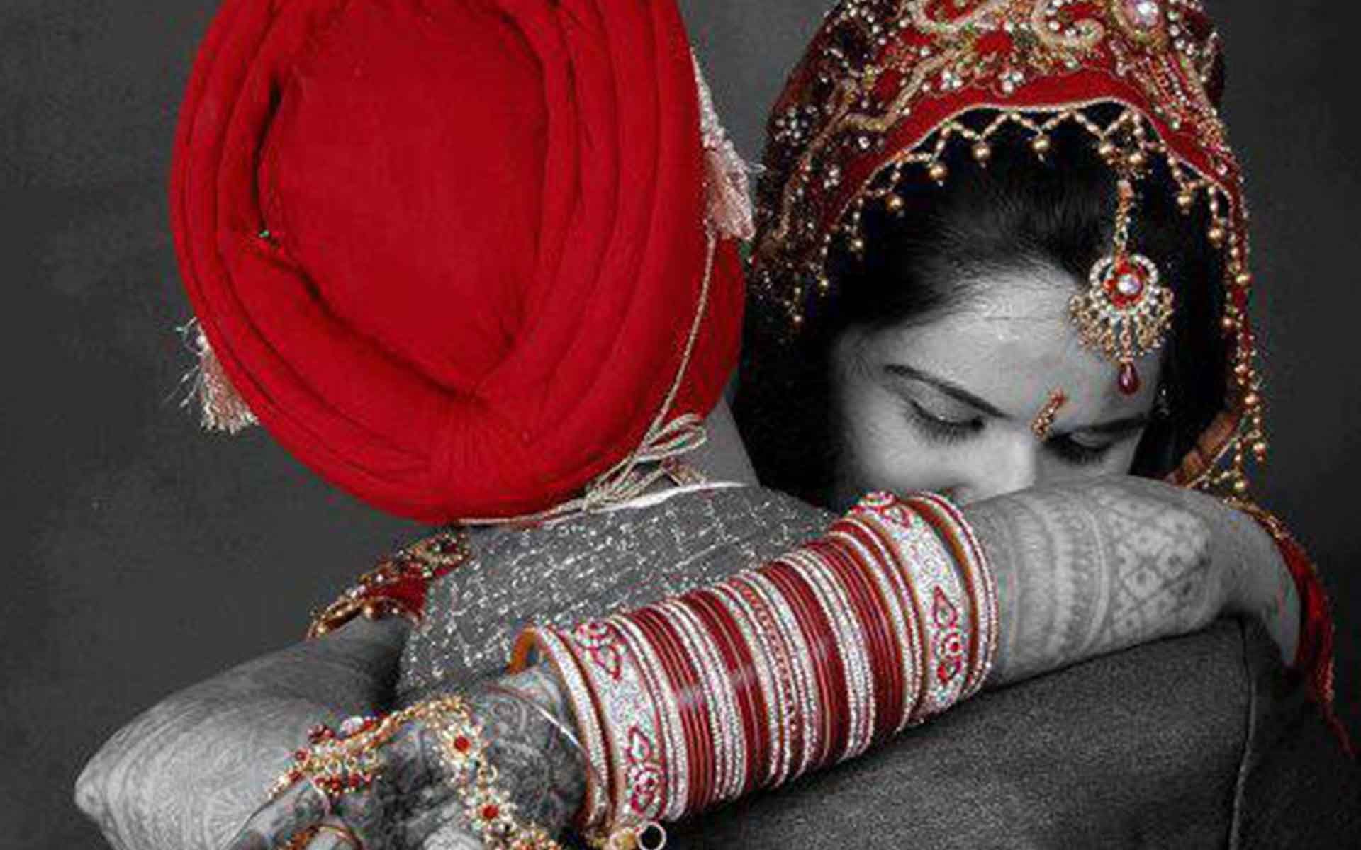 Sweet Punjabi Wedding Couple Wallpaper Photography Website. Love couple image, Love couple image hd, Romantic love song