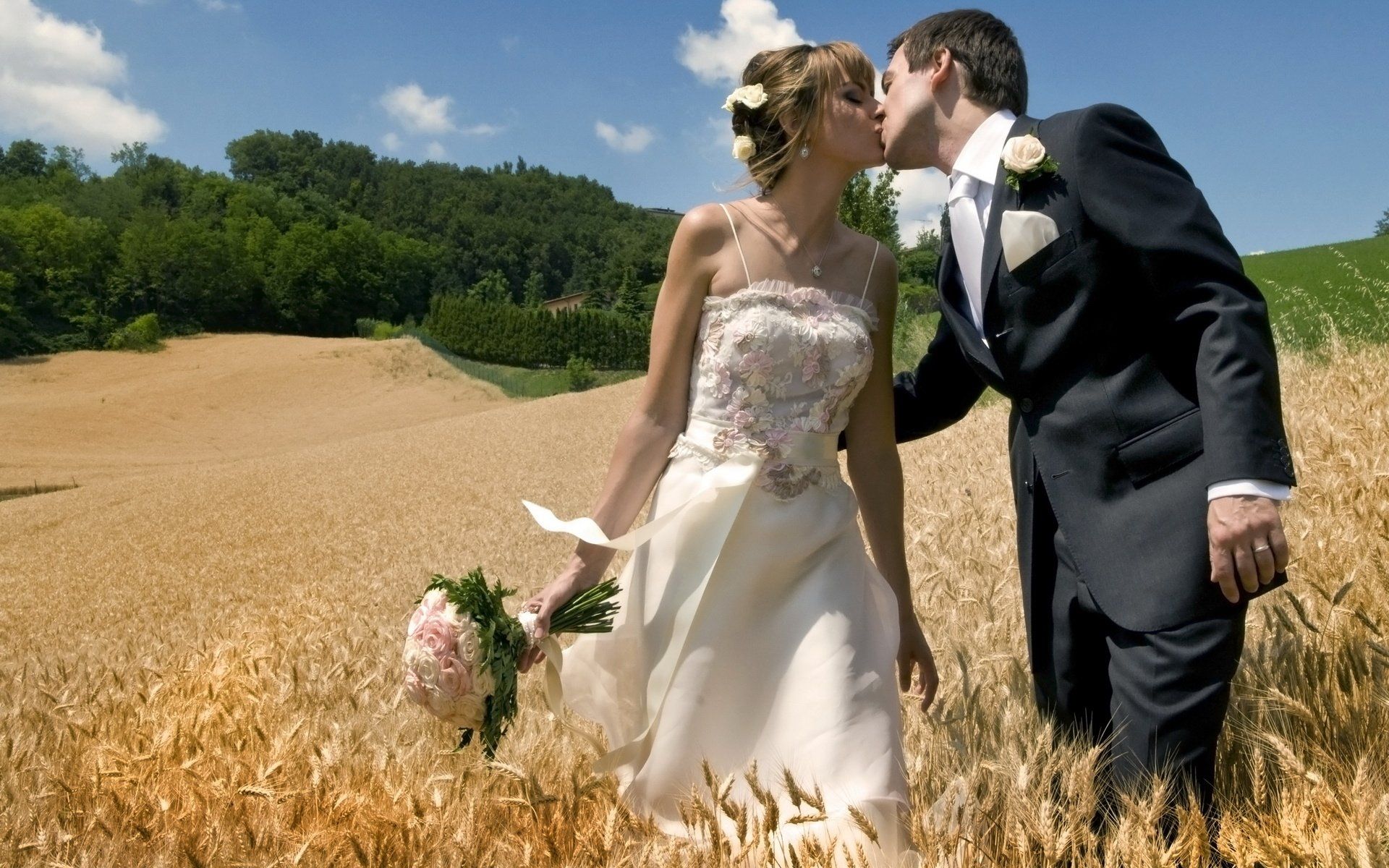 wedding, Two, Groom, Love, Couple, Mood, Bride, Love Wallpaper HD / Desktop and Mobile Background