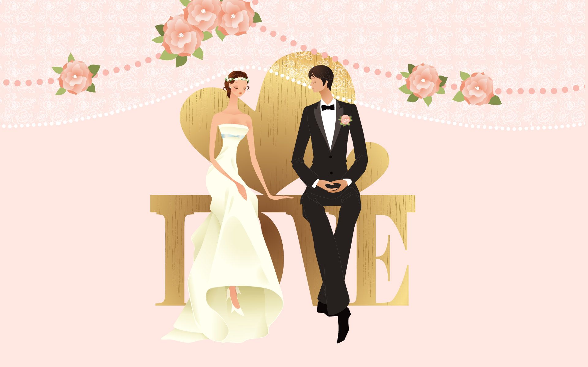 Free Wedding Couple Cartoon Image, Download Free Clip Art, Free Clip Art on Clipart Library