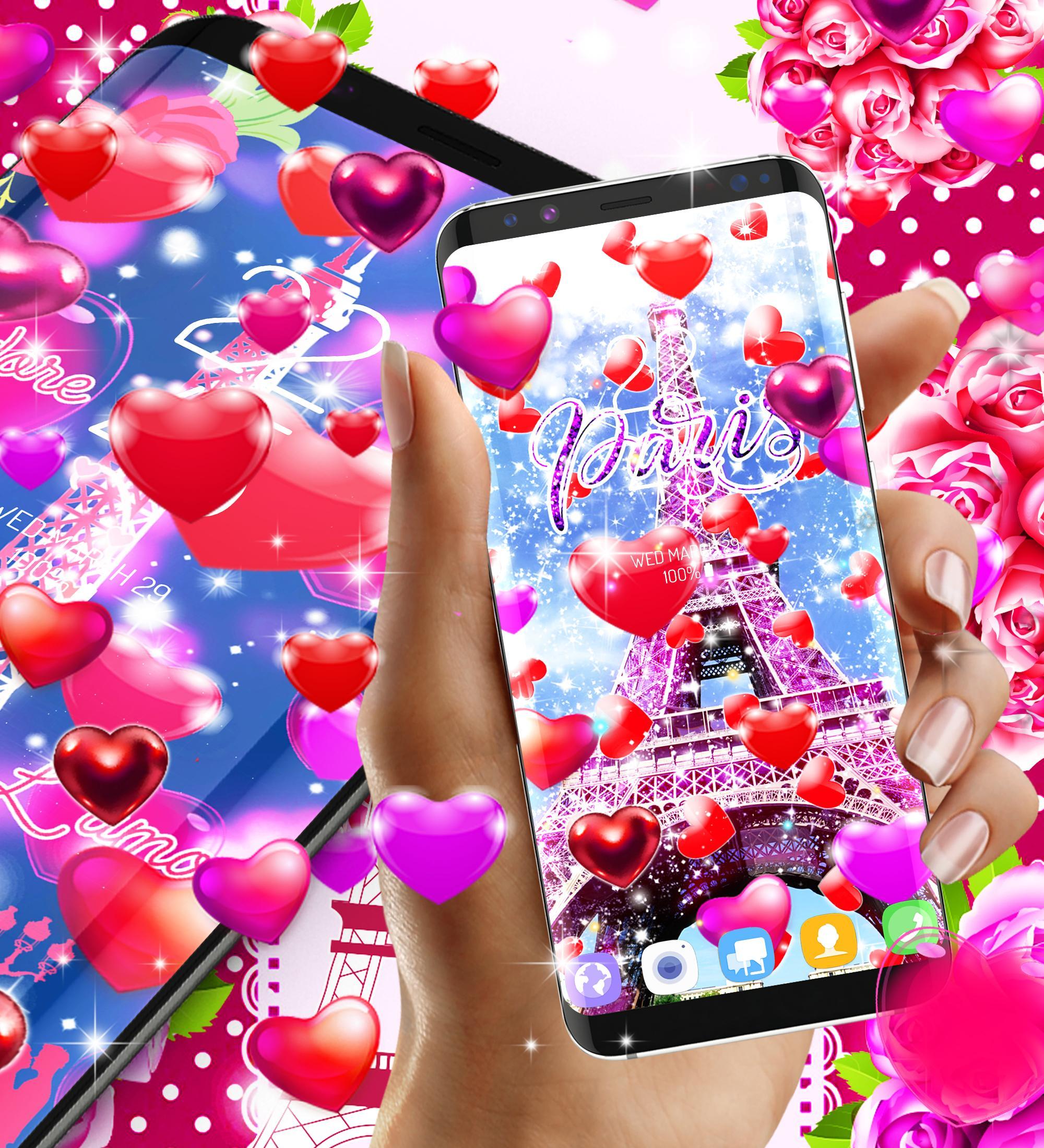 New paris love live wallpaper for Android