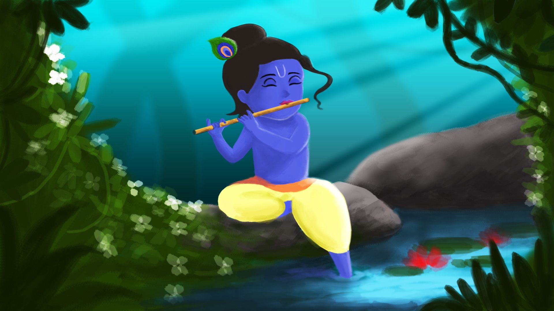Little Krishna Image