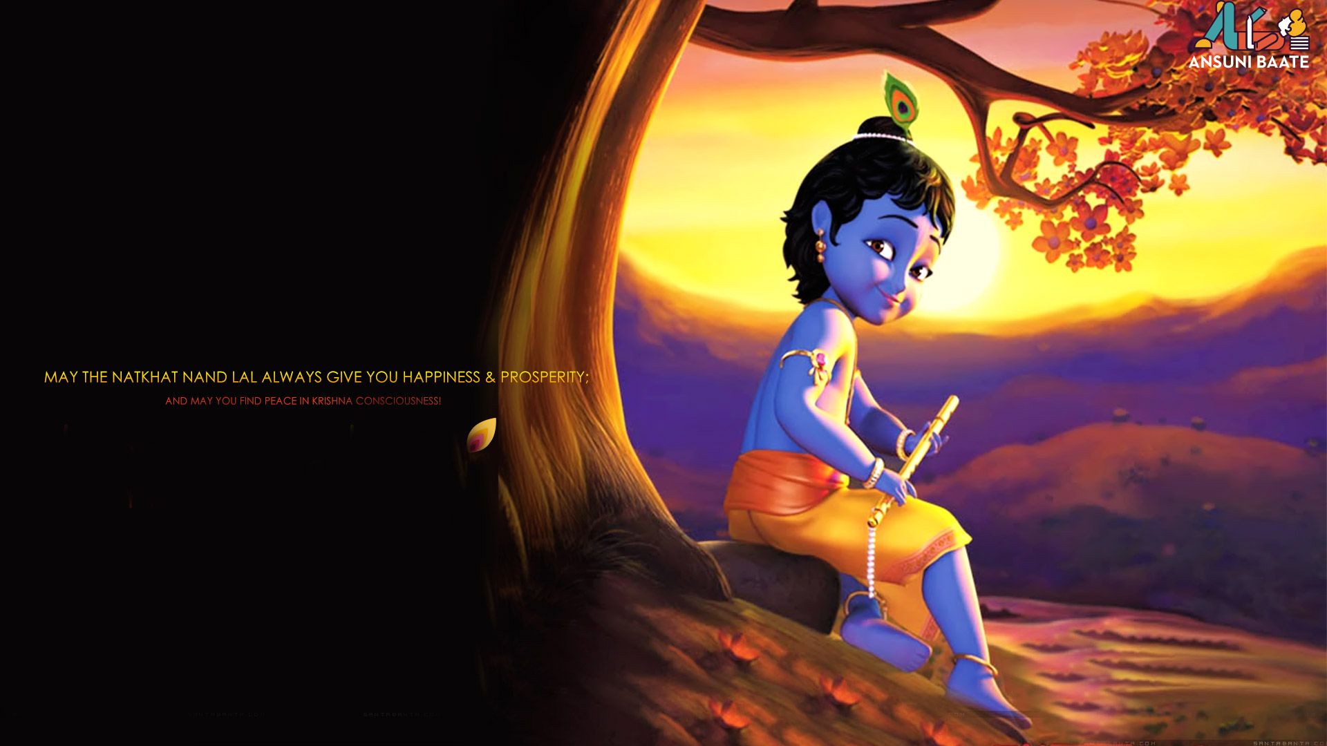 Animated Lord Krishna Animated, HD wallpaper