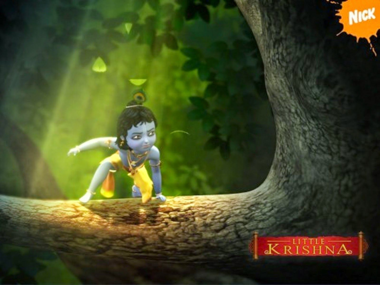 Free Download HD Wallpaper: Little Krishna HD Wallpaper
