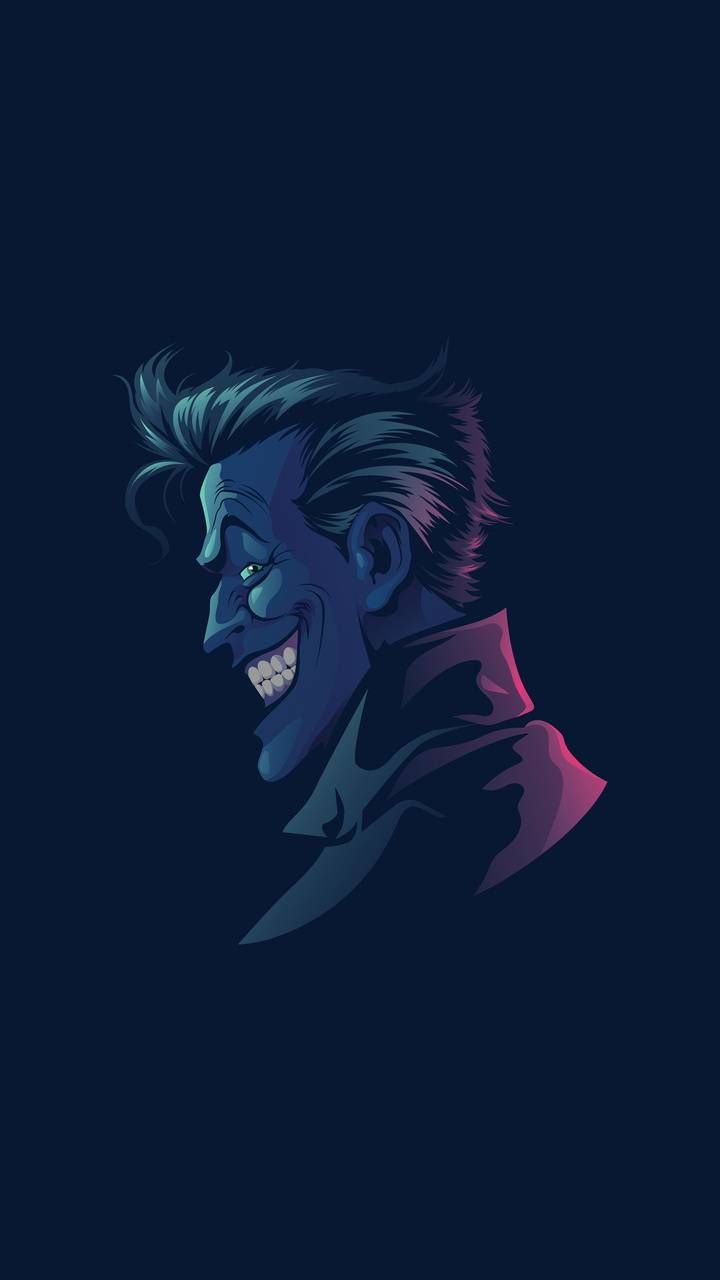 Animated Joker smile wallpaper
