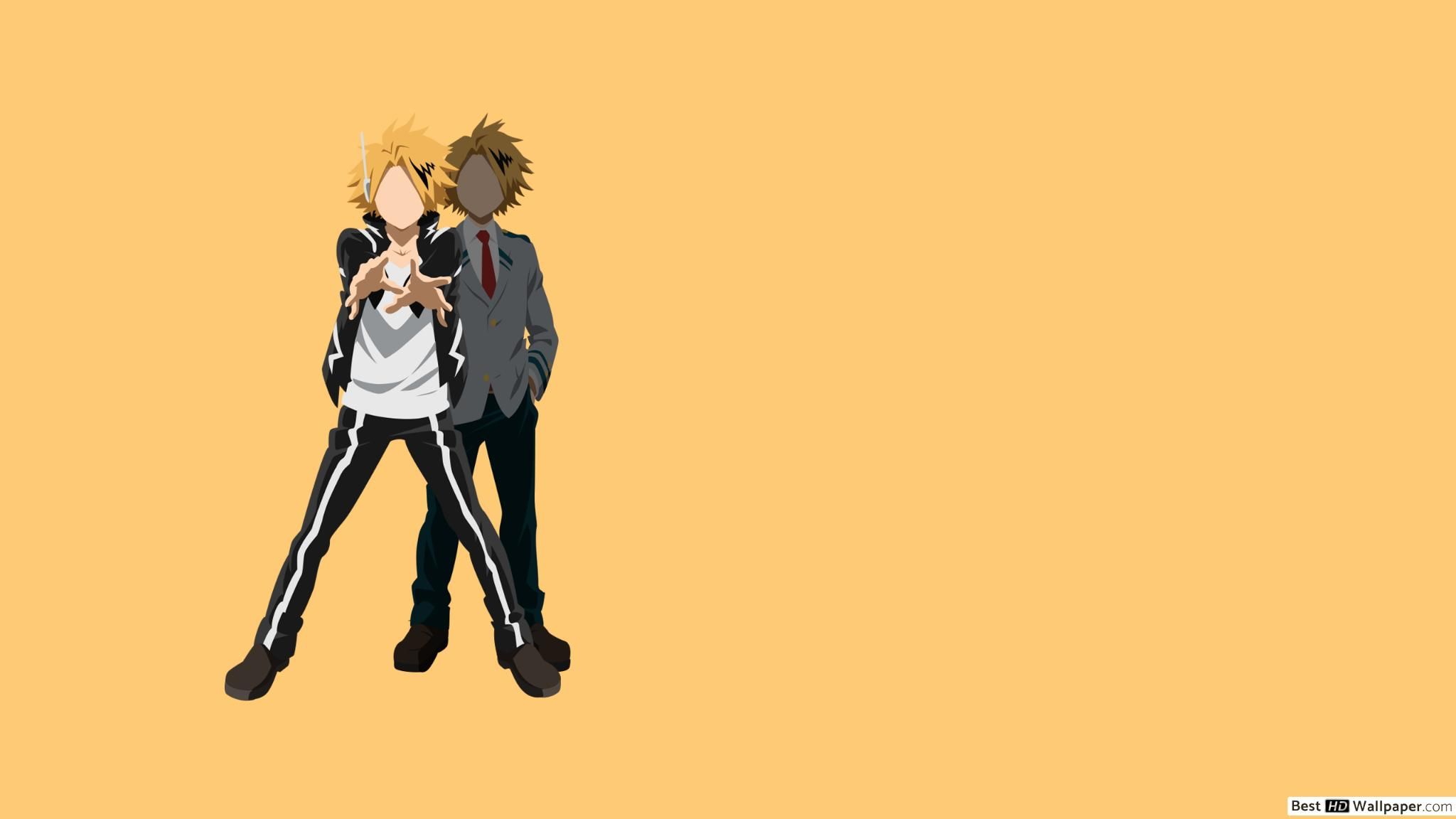 My Hero Academia Kaminari (Minimalist) HD wallpaper download