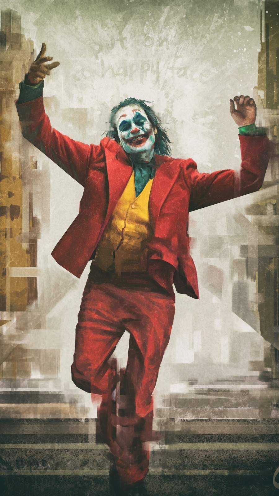 Joker Happy Face iPhone Wallpaper en 2020. Joker dessin, Joker, Dessin