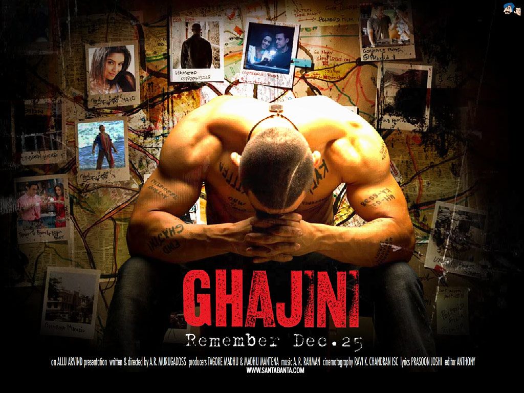 Ghajini Movie Wallpaper
